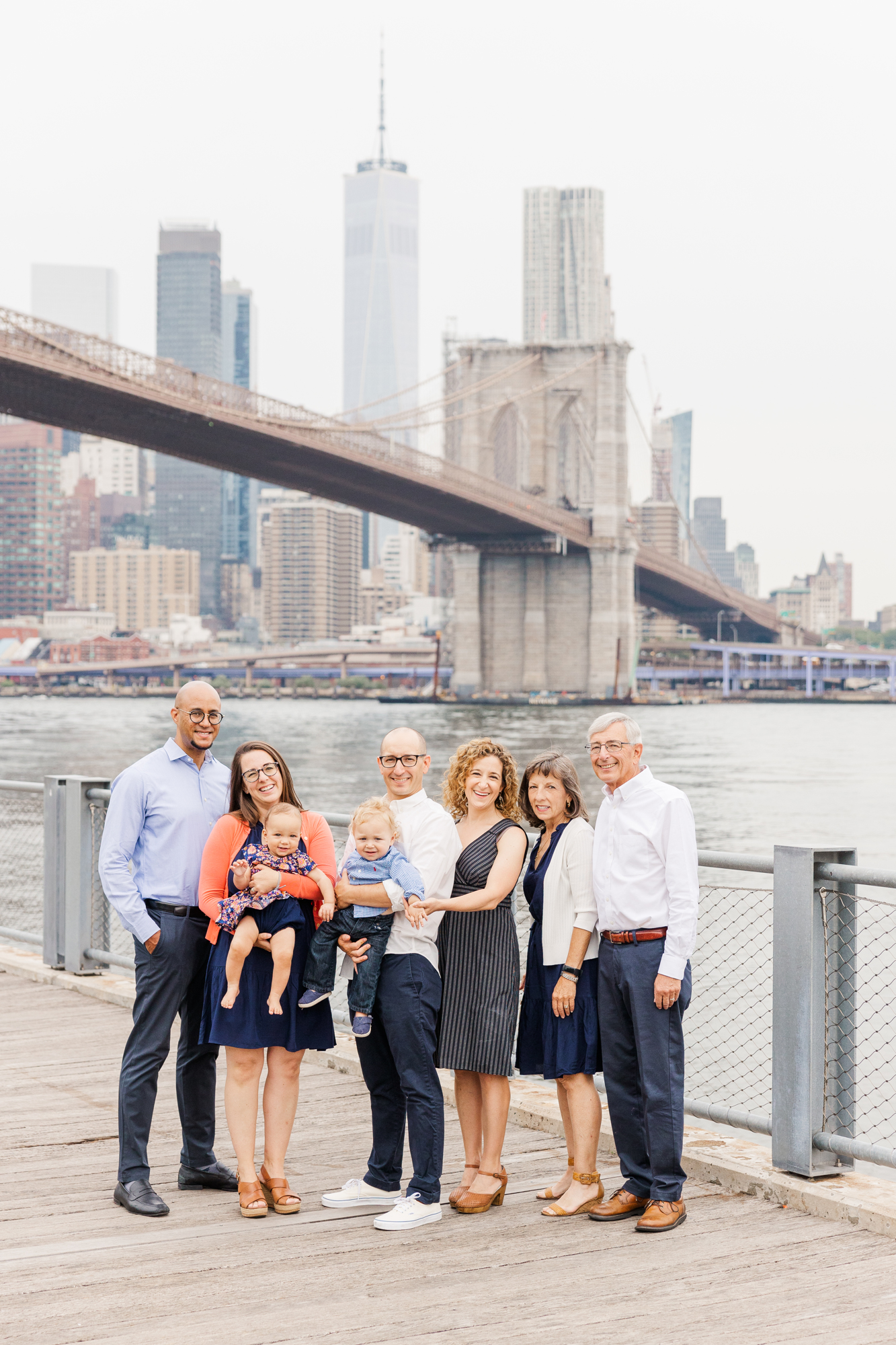 Magical Family Session in Brooklyn Bridge Park