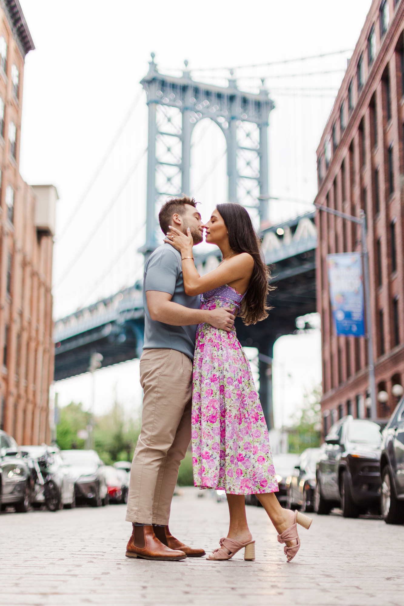 Magical Engagement Photography at Brooklyn Bridge Park