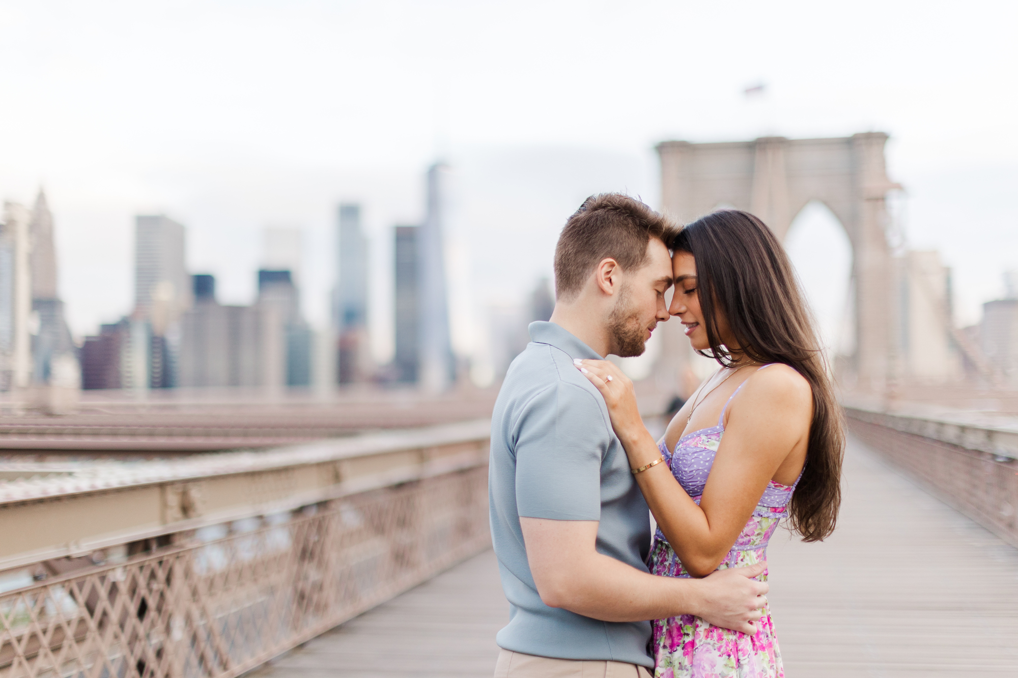 Perfect Engagement Photography at Brooklyn Bridge Park