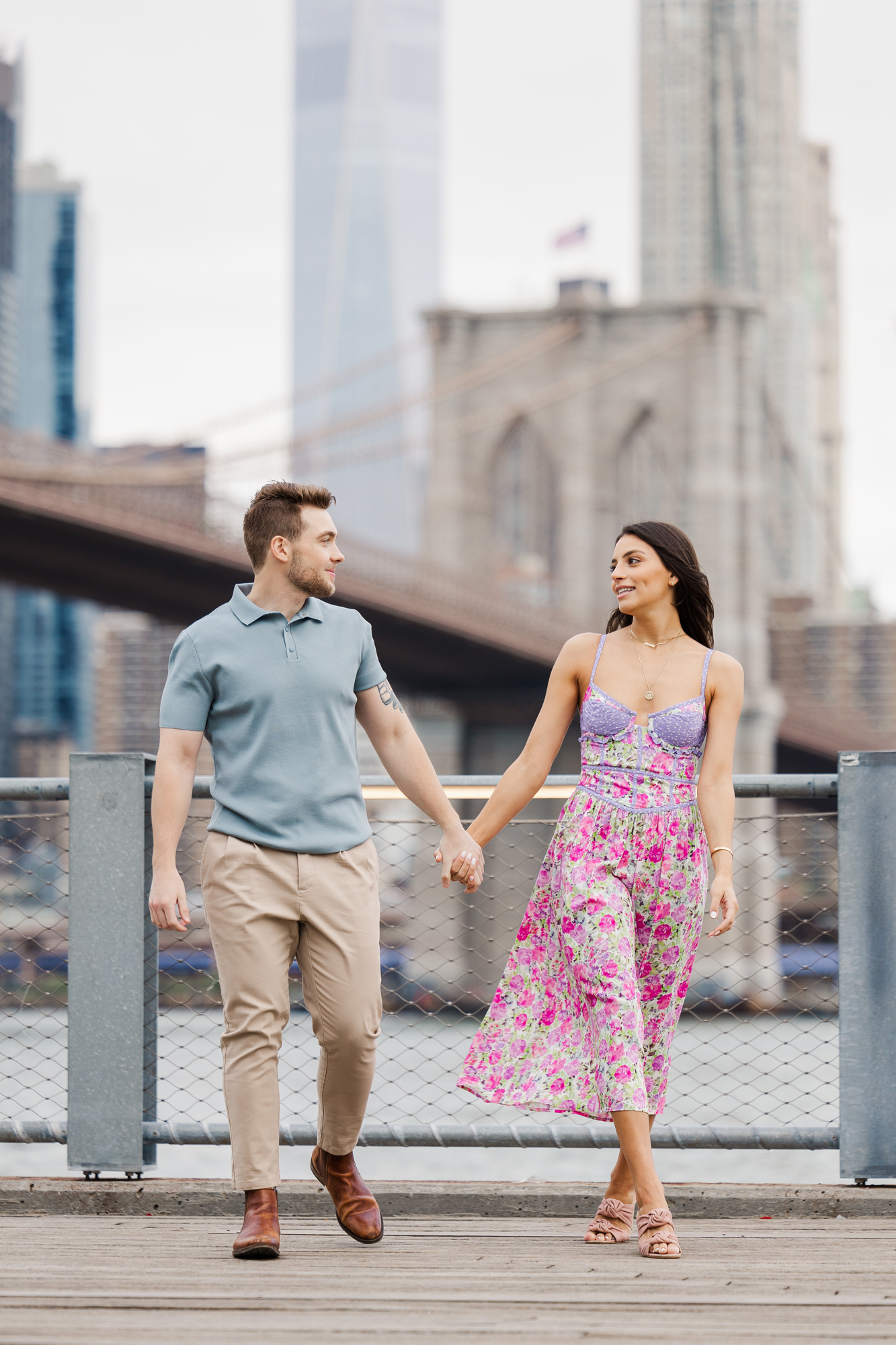 Special Engagement Photography at Brooklyn Bridge Park