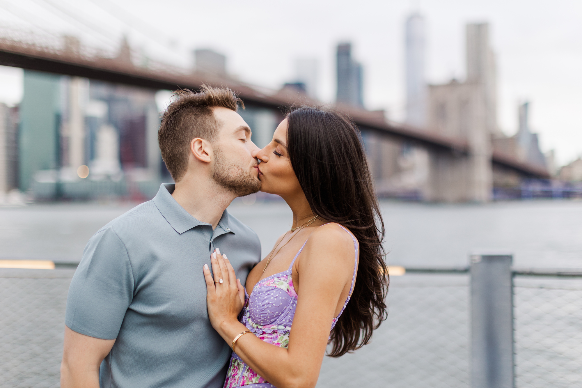 Jaw-Dropping Engagement Photography at Brooklyn Bridge Park