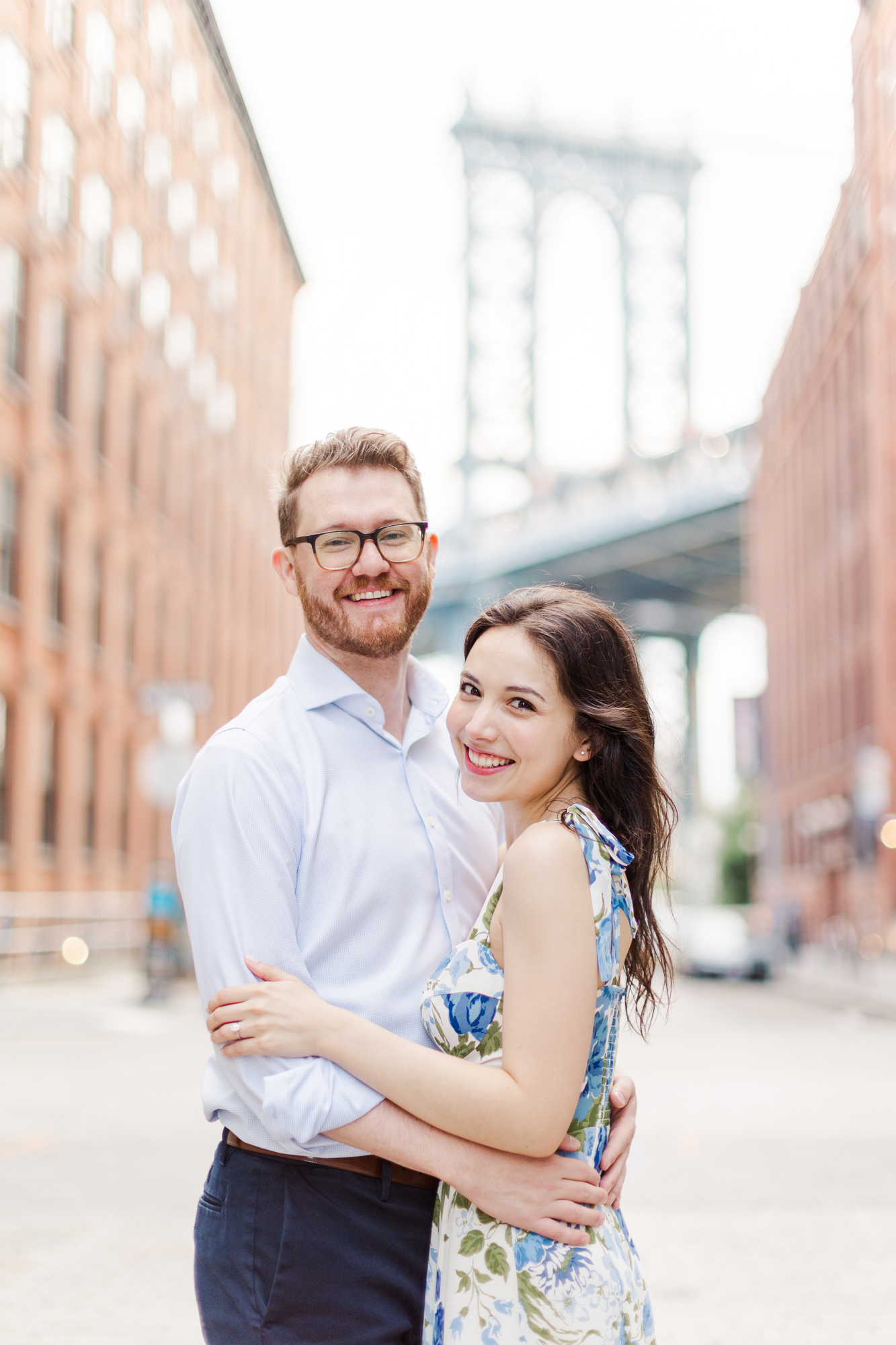 Dazzling Engagement Photos in Brooklyn Heights
