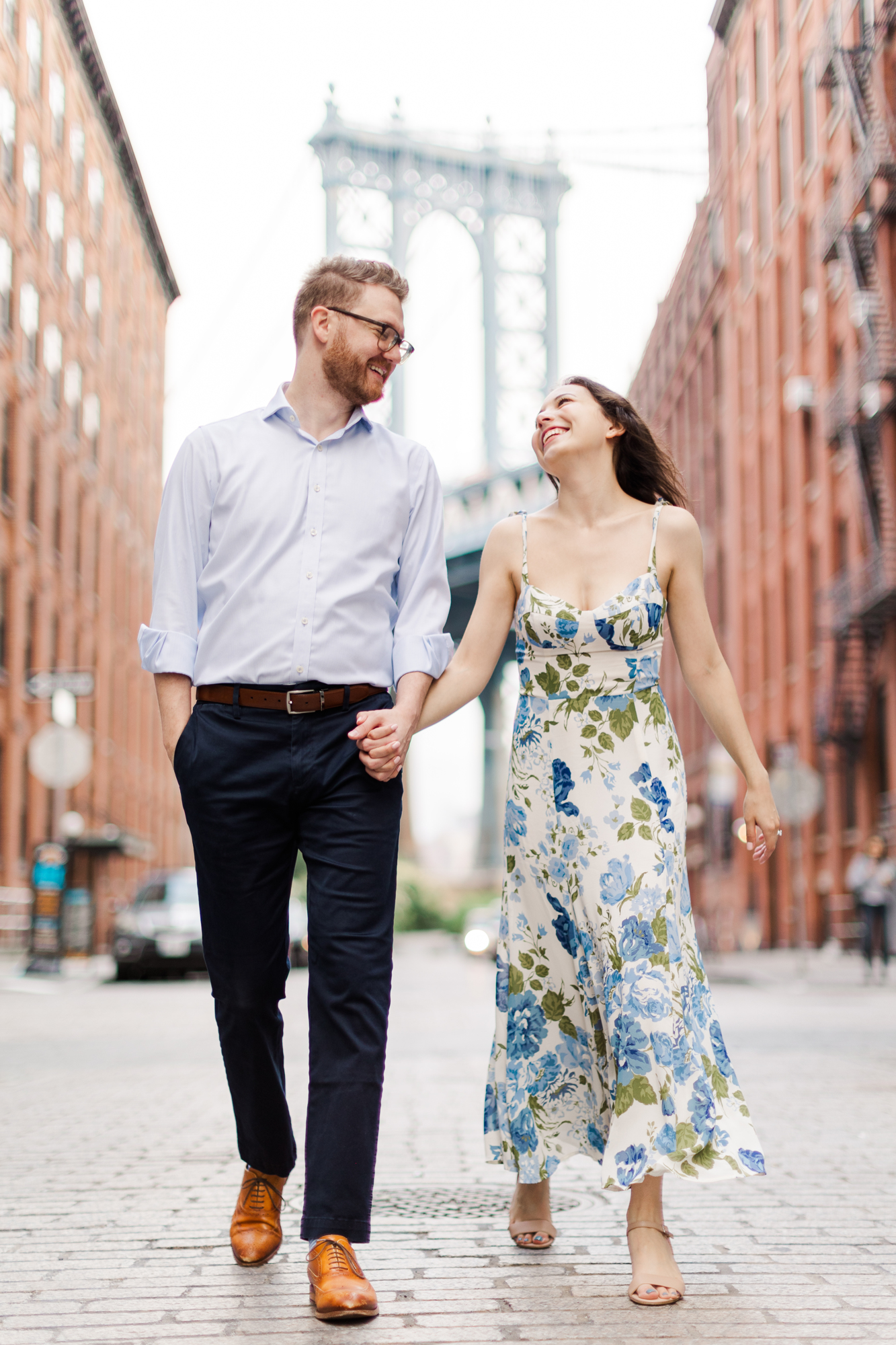 Perfect Engagement Photos in Brooklyn Heights