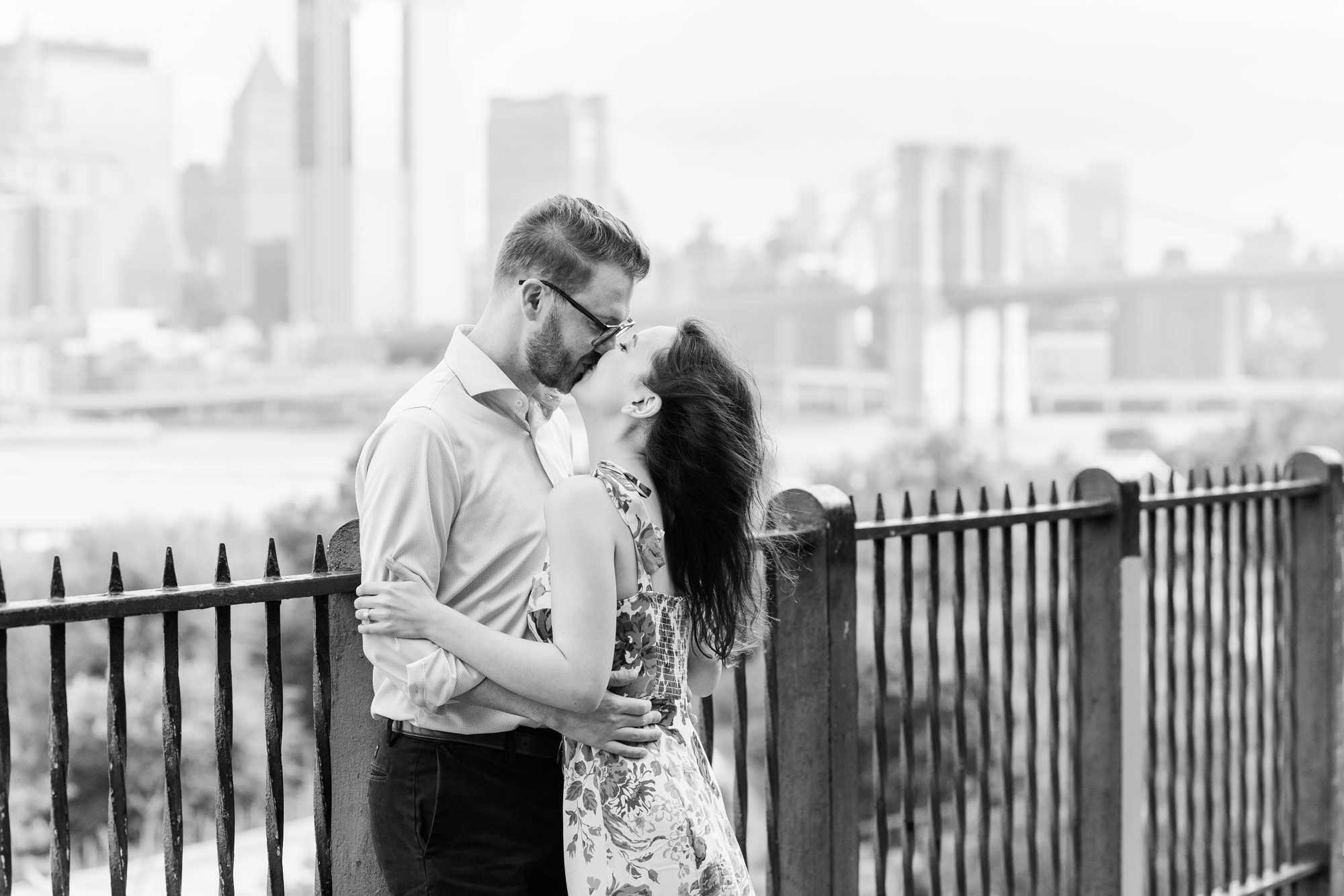 Charming Engagement Photos in Brooklyn Heights