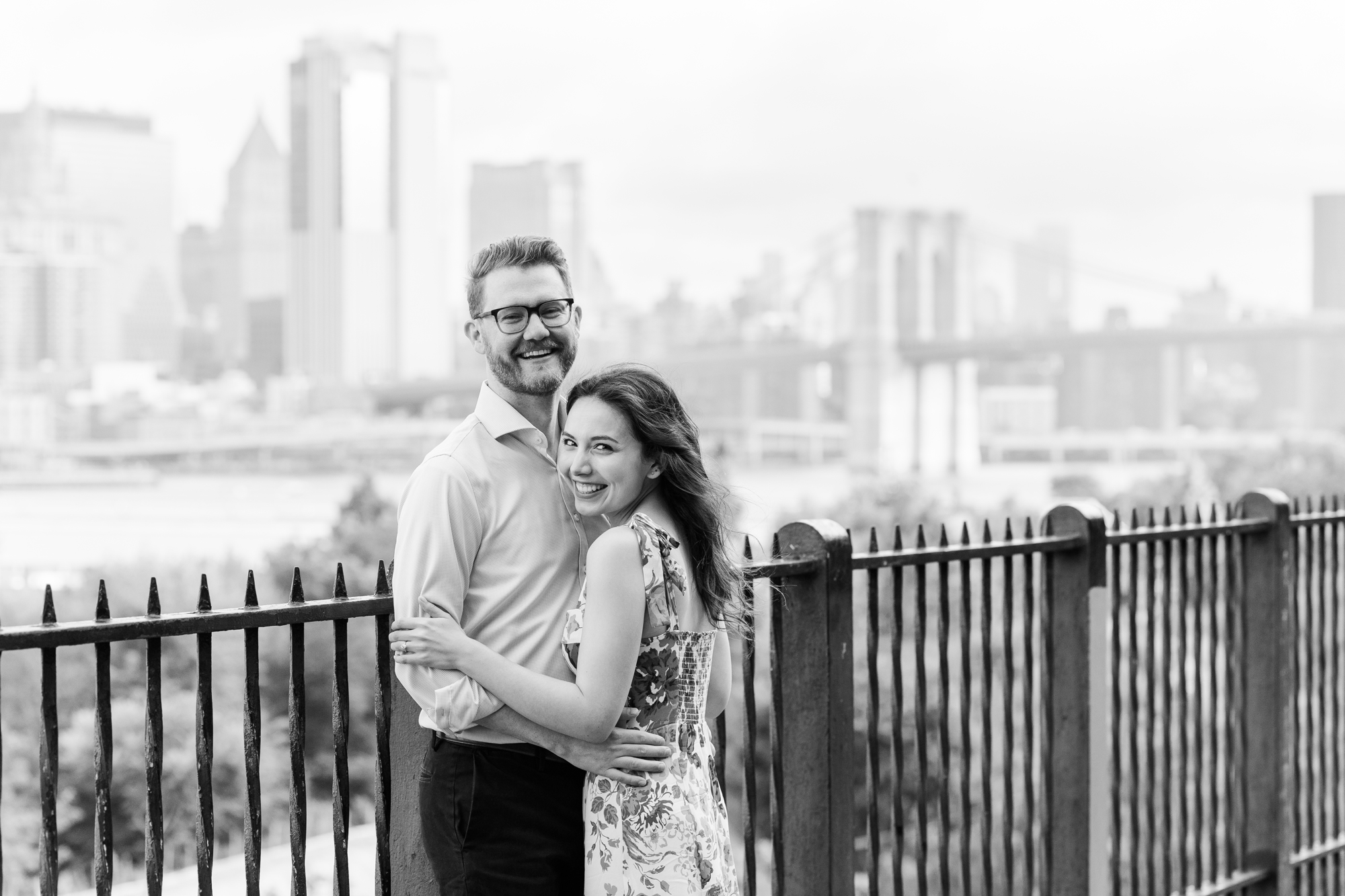 Fabulous Engagement Photos in Brooklyn Heights