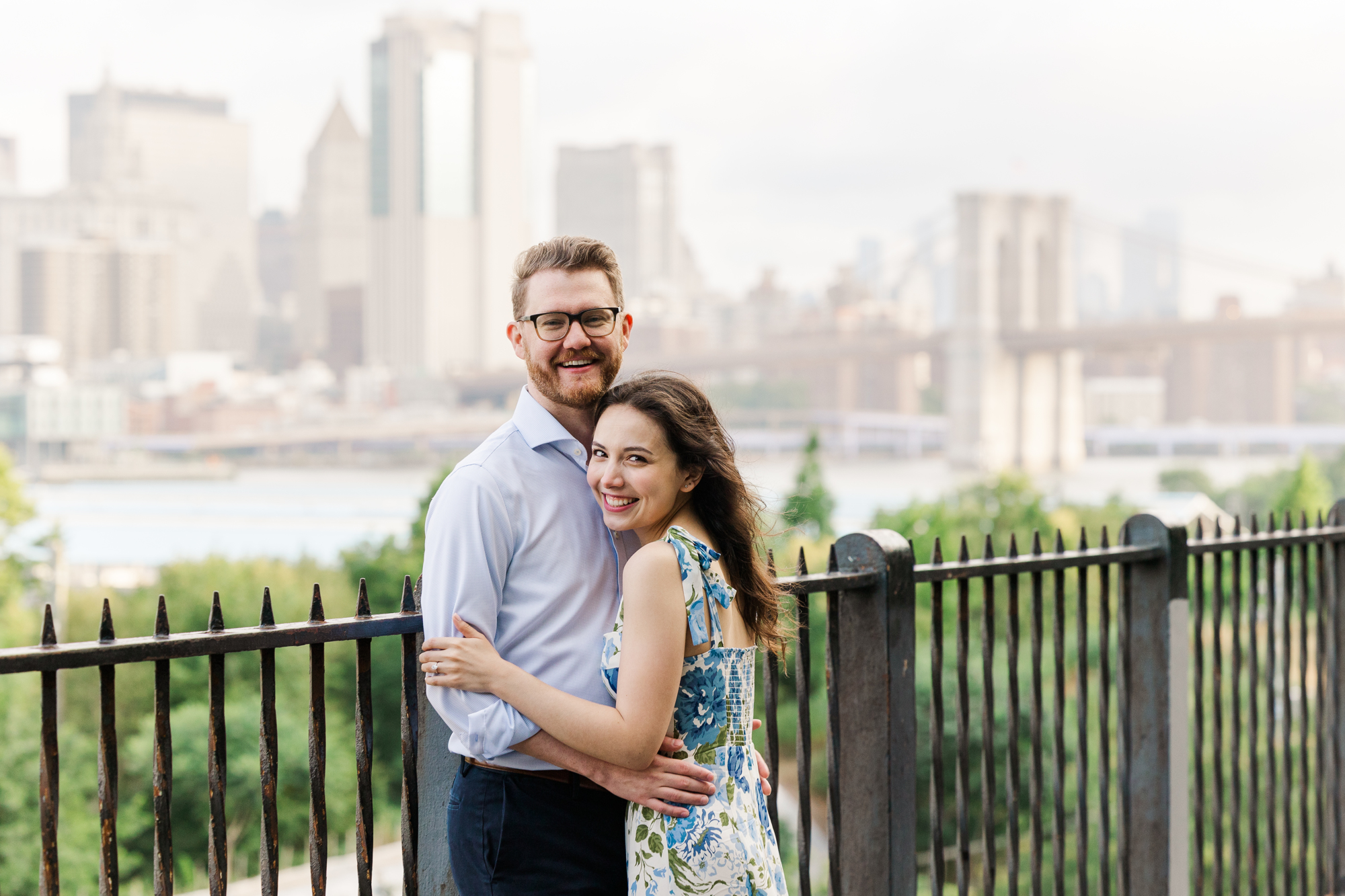 Flawless Engagement Photos in Brooklyn Heights