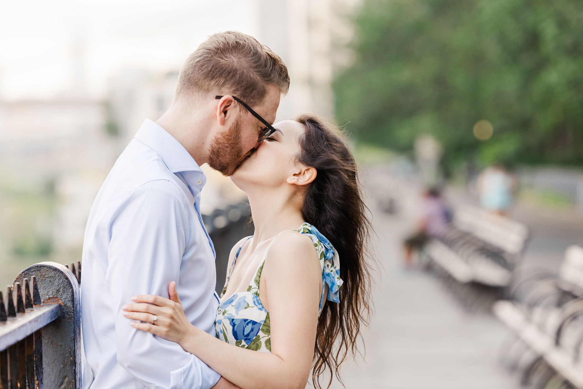 Unique Engagement Photos in Brooklyn Heights