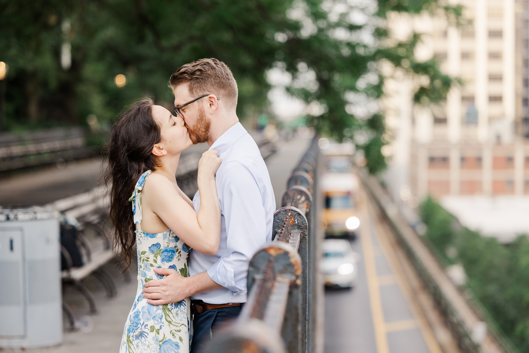 Beautiful Engagement Photos in Brooklyn Heights