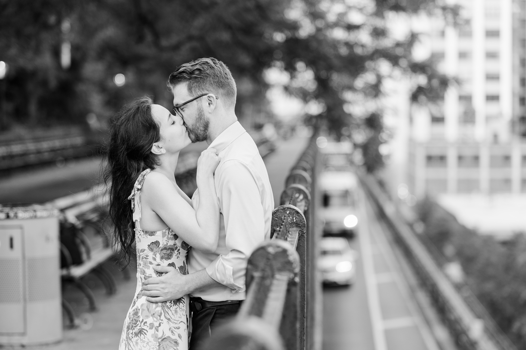 Vibrant Engagement Photos in Brooklyn Heights