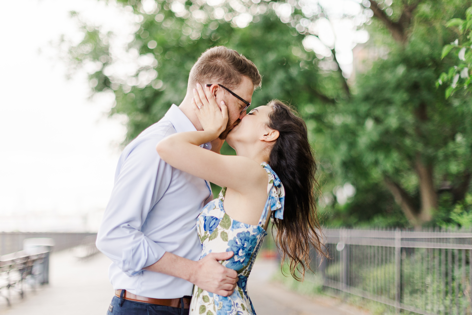 Intimate Engagement Photos in Brooklyn Heights