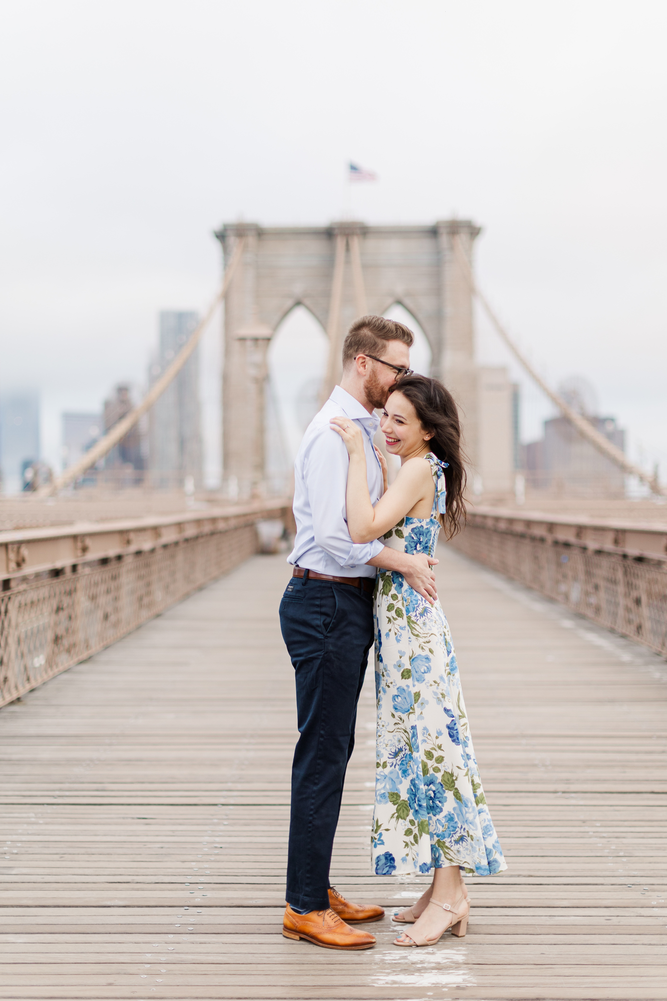 Whimsical Brooklyn Heights Engagement Photos