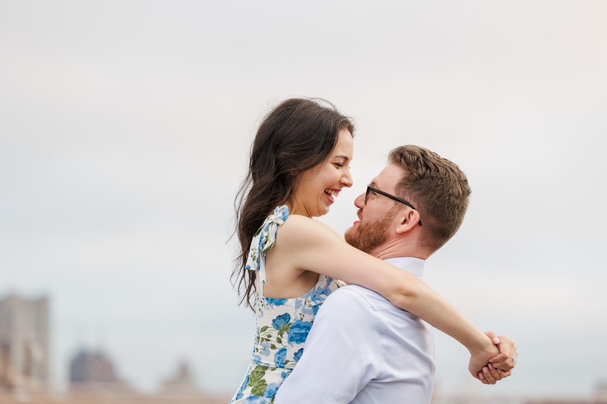 Iconic Brooklyn Heights Engagement Photos