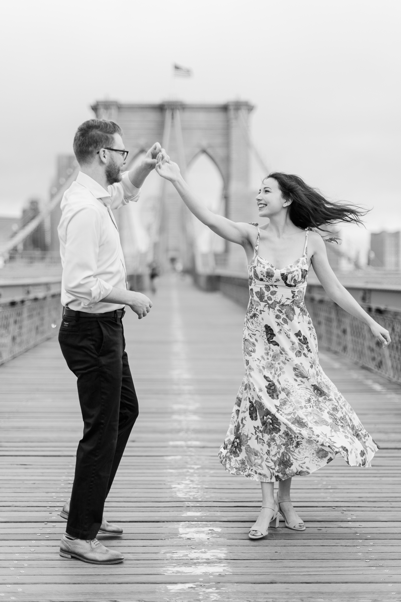 Timeless Brooklyn Heights Engagement Photos