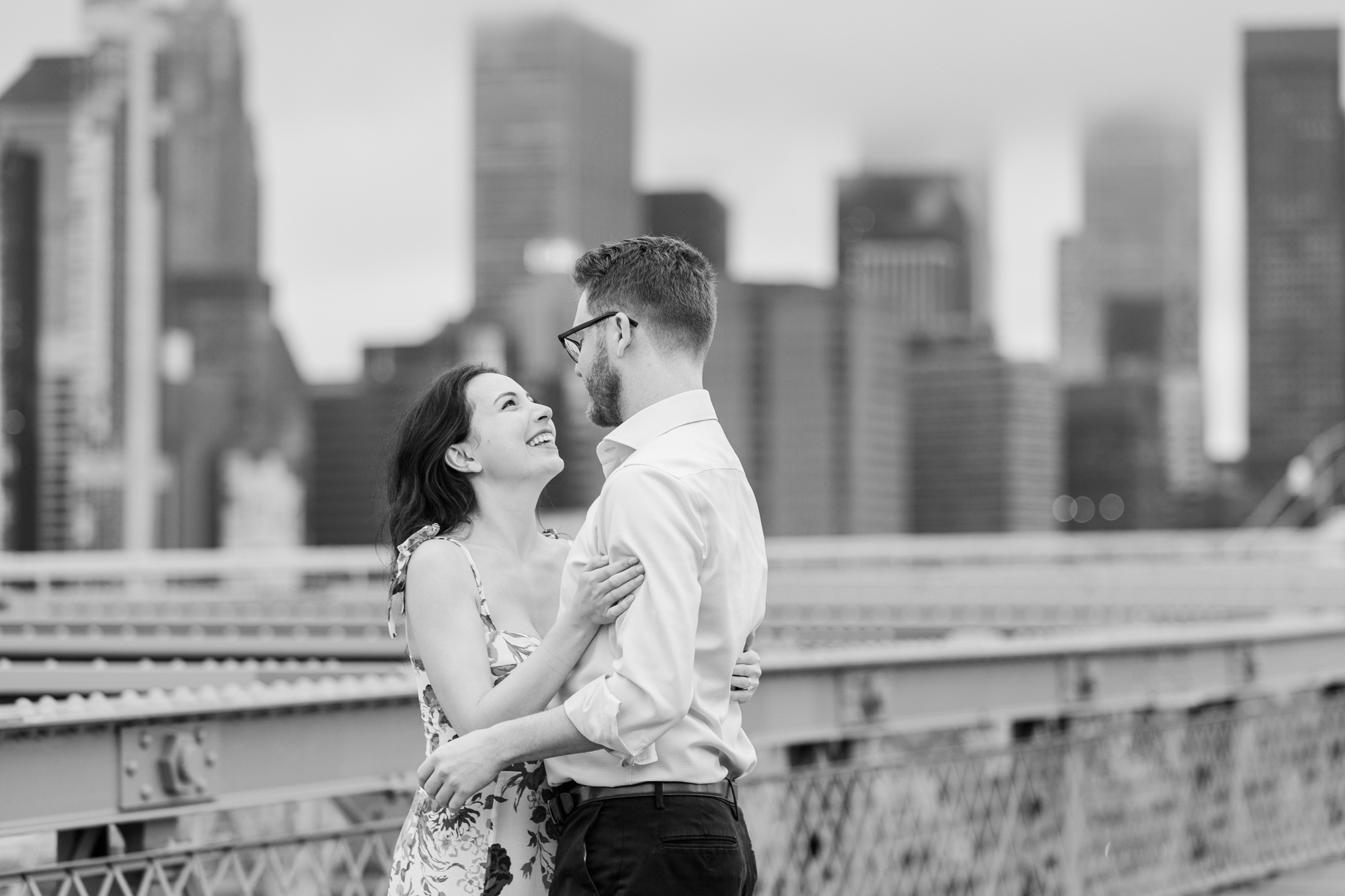 Candid Brooklyn Heights Engagement Photos
