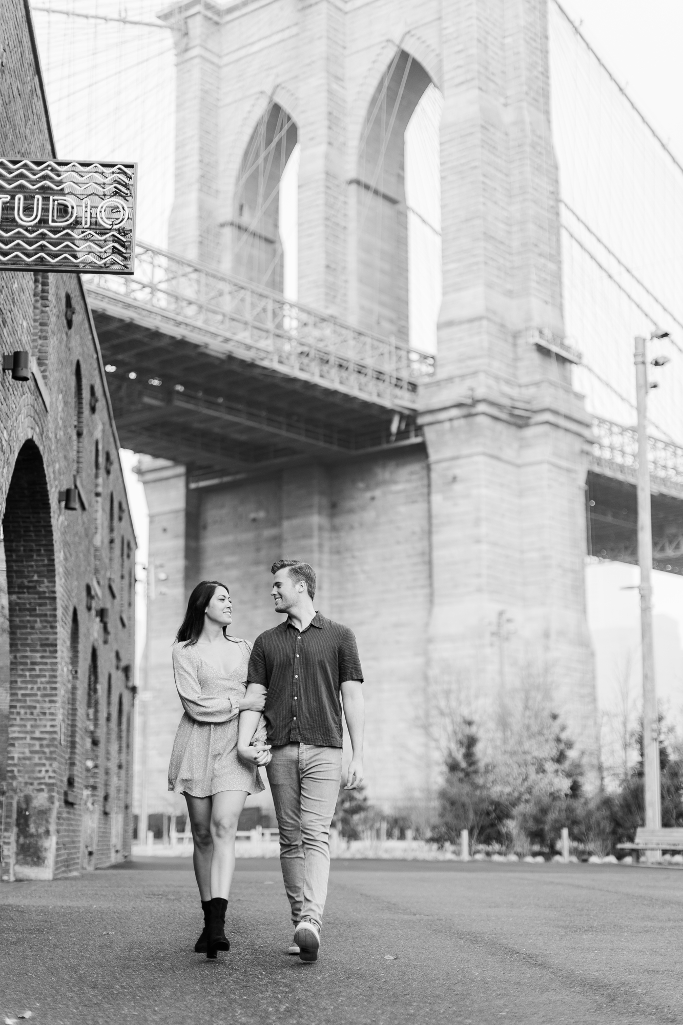 Intimate DUMBO Engagement Session