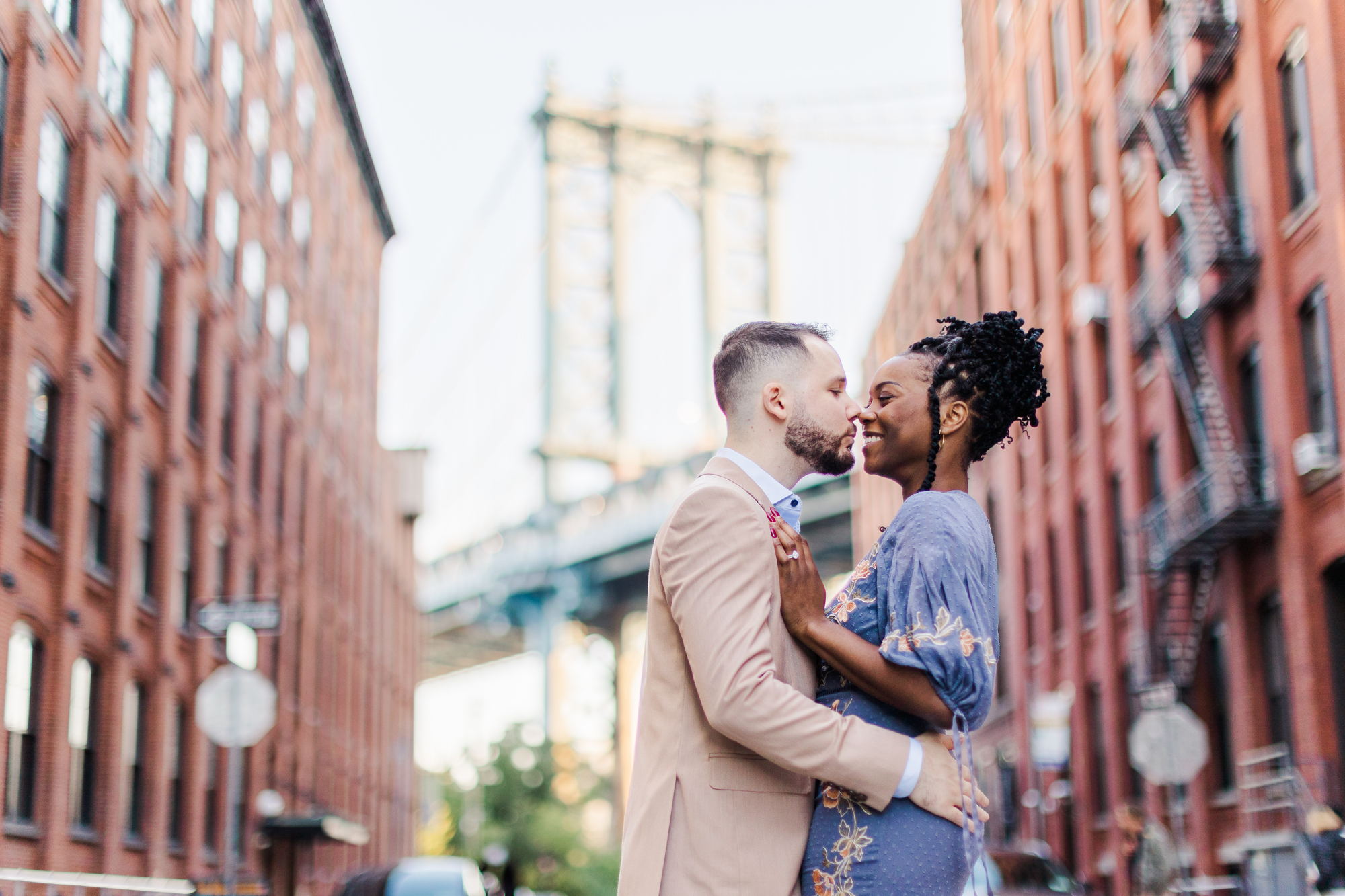 Perfect Brooklyn Bridge Engagement Photos