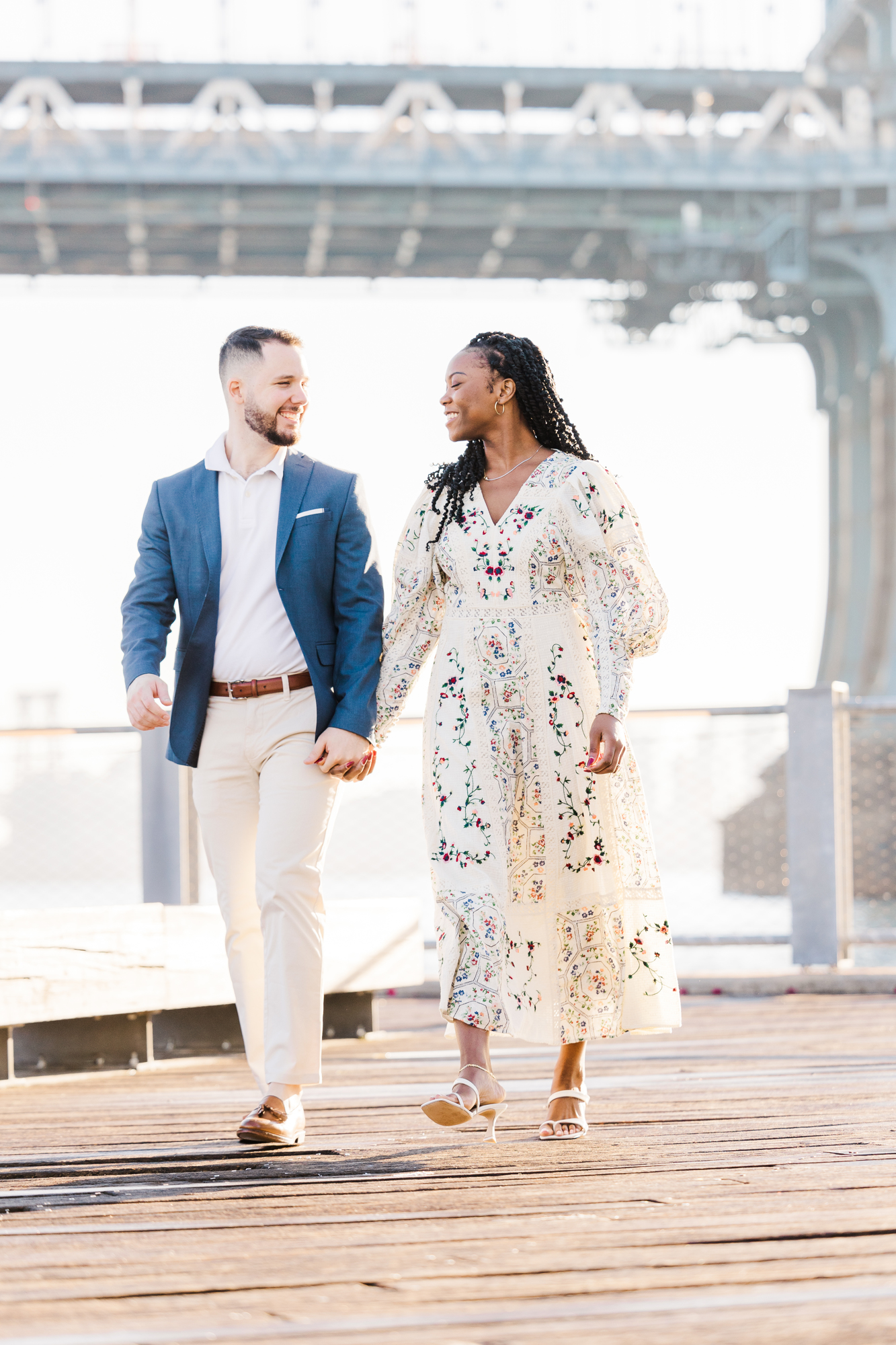 Unique Brooklyn Bridge Engagement Photos