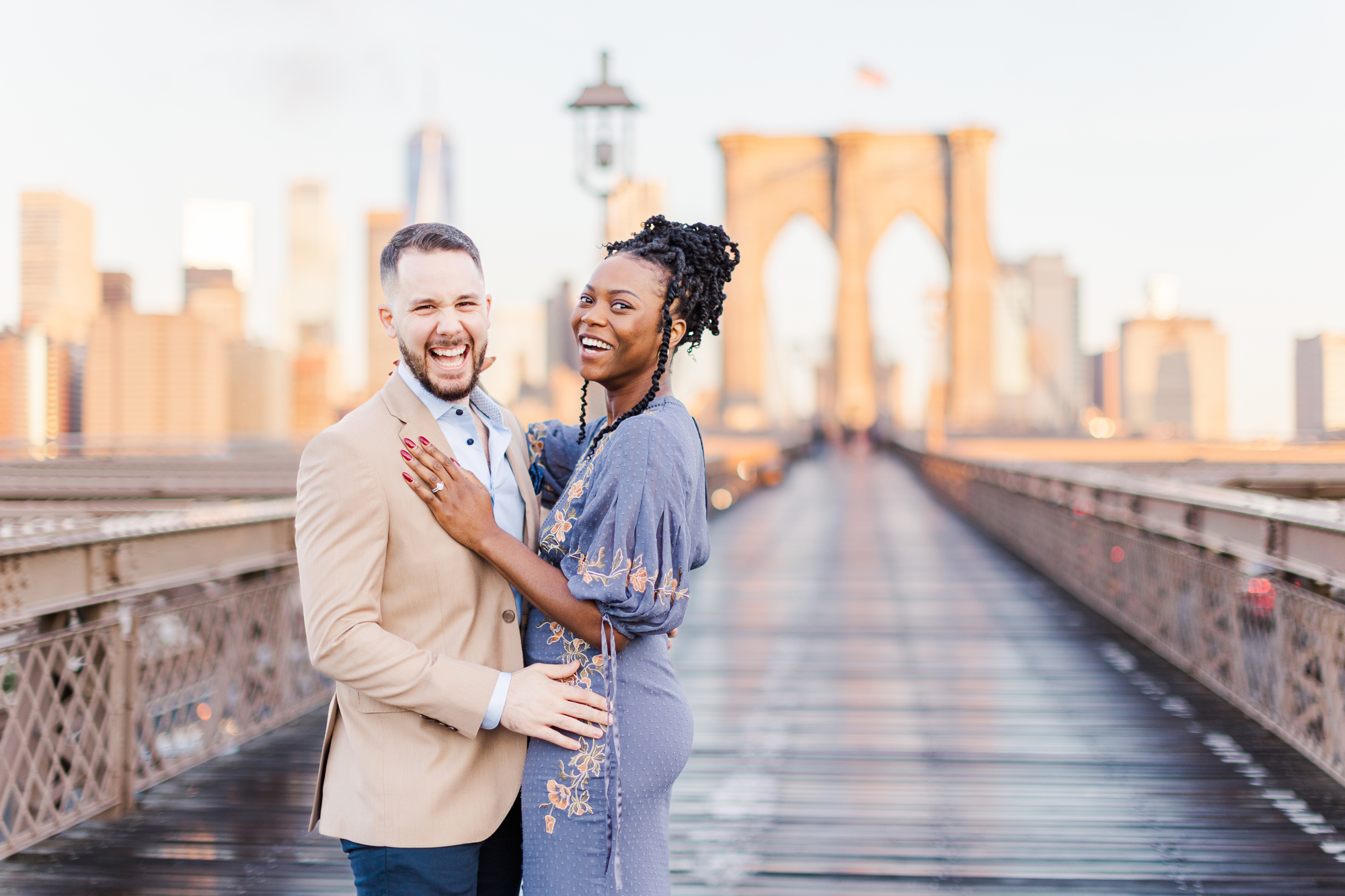 Incredible Brooklyn Bridge Engagement Photos