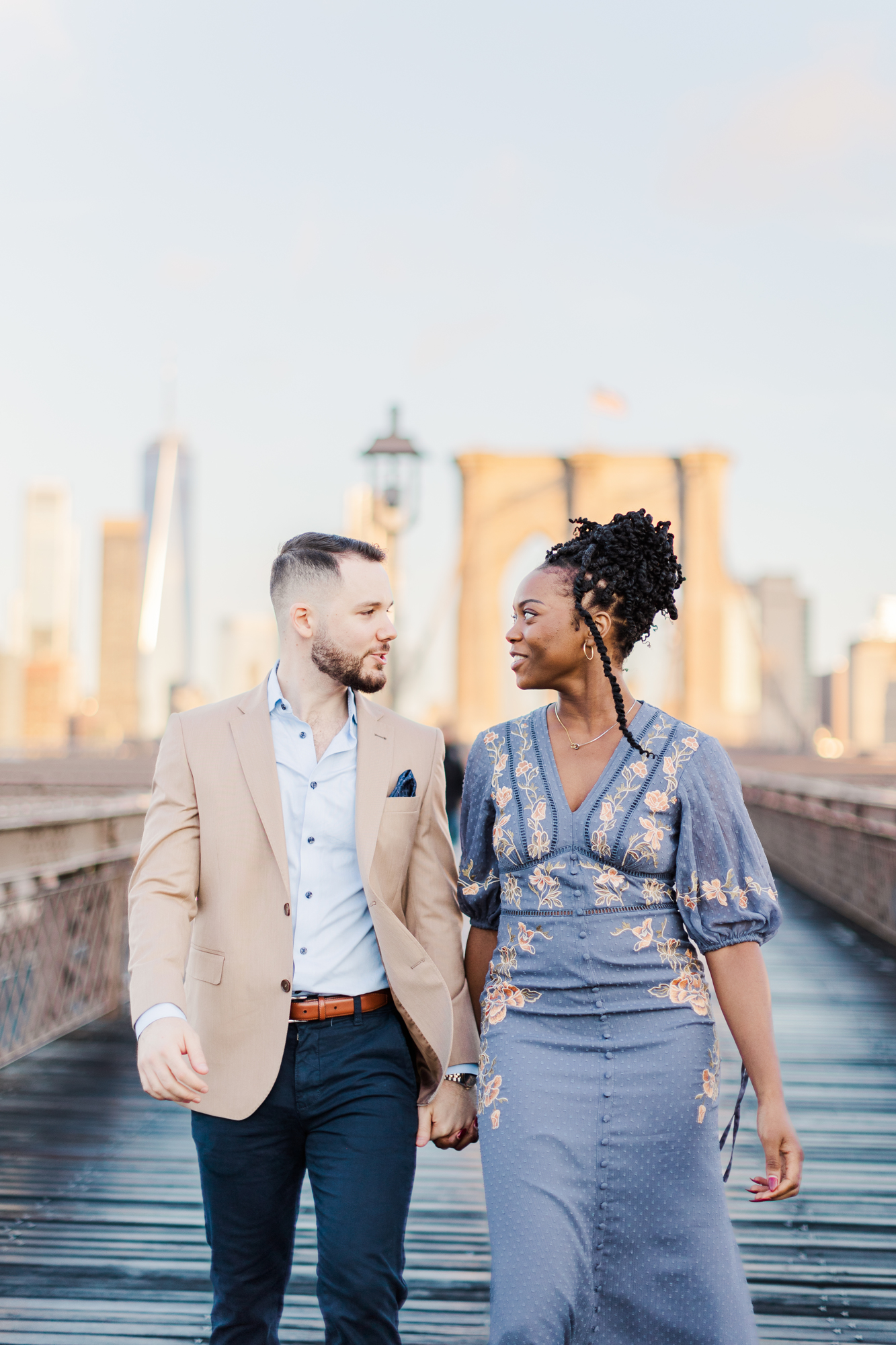Sensational Brooklyn Bridge Engagement Photos