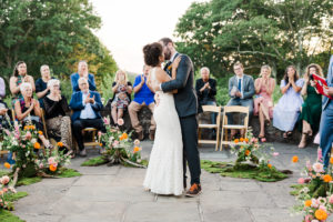 Gorgeous Spring Fort Tryon Park Engagement Photos