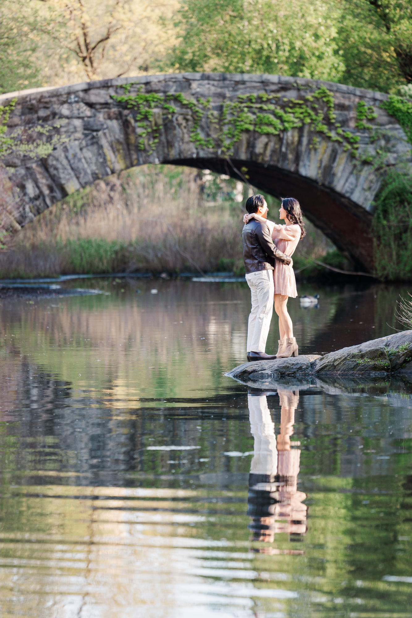 Timeless Central Park Engagement Photos in the Spring
