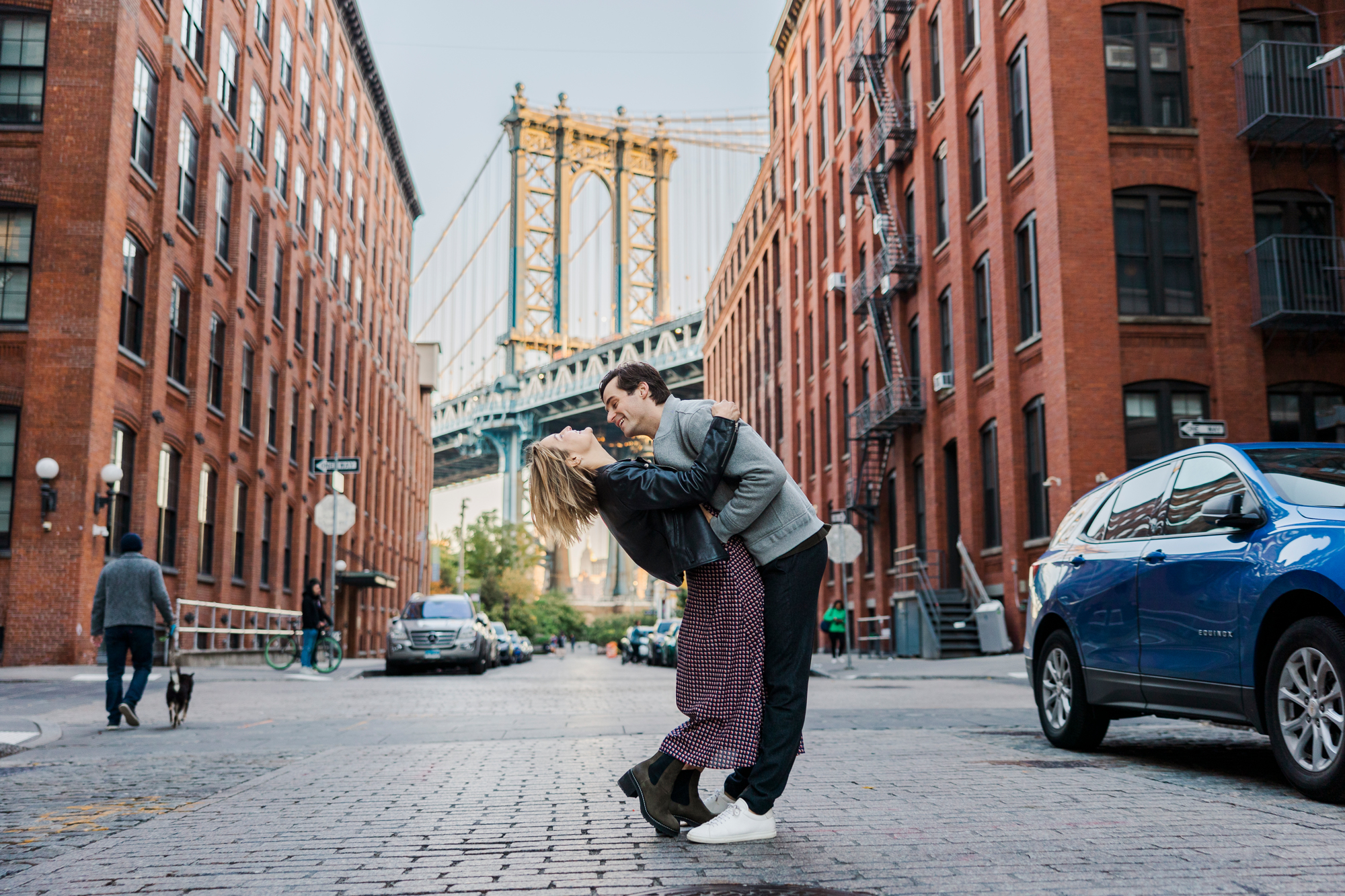 Beautiful Engagement Photos in Brooklyn Bridge Park
