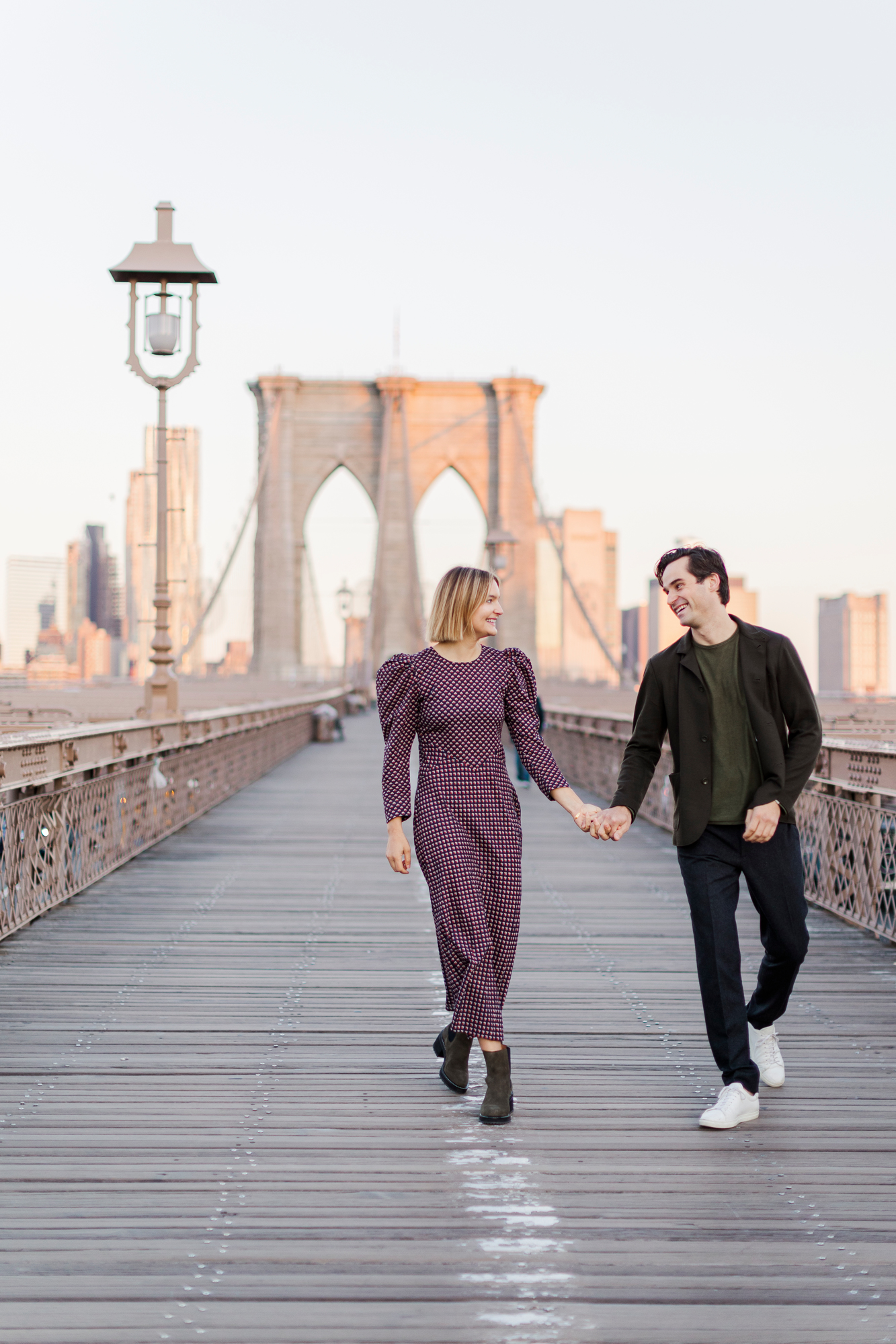 Breathtaking Engagement Photos in Brooklyn Bridge Park