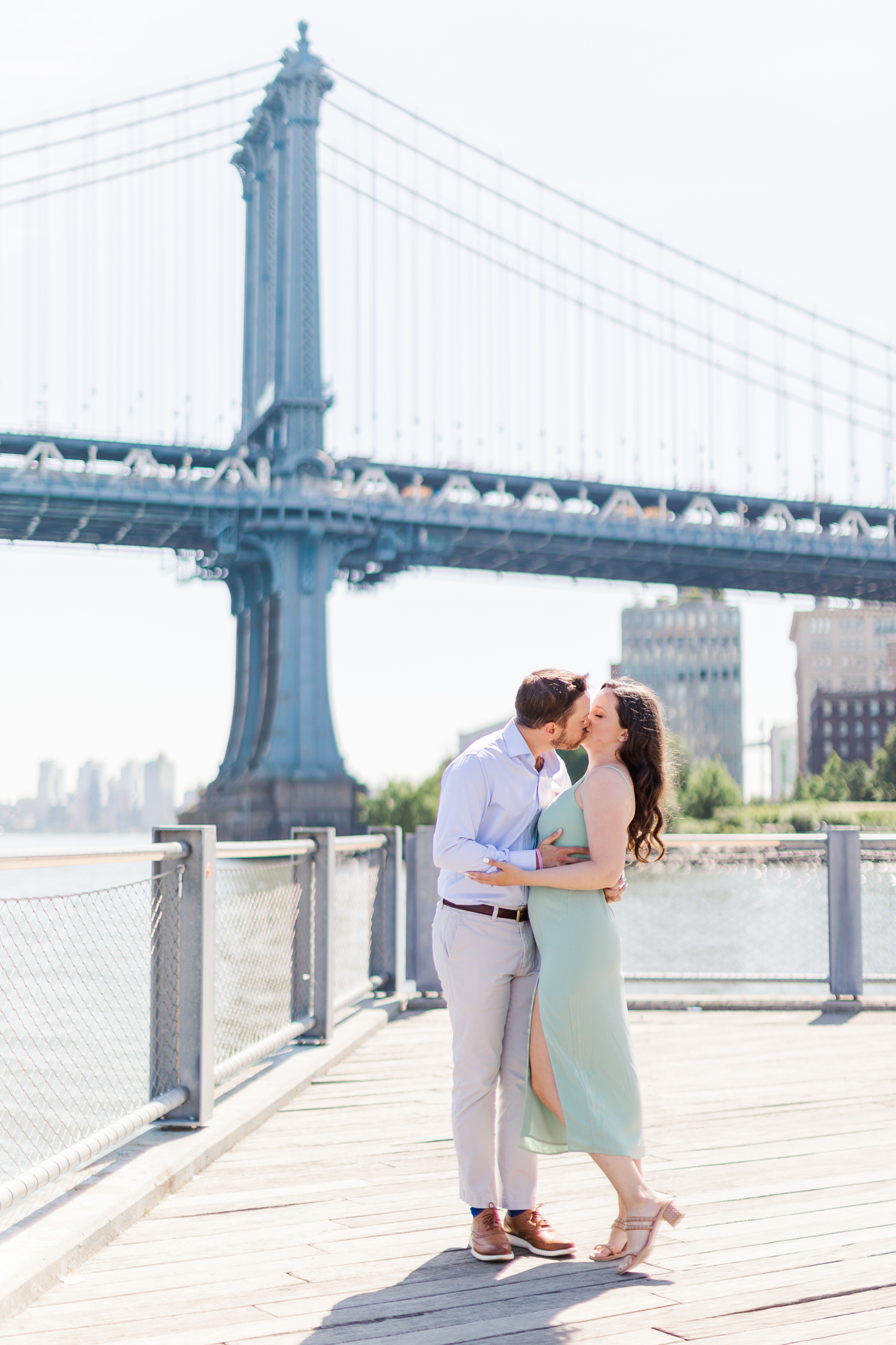 Beautiful DUMBO Engagement Session in New York