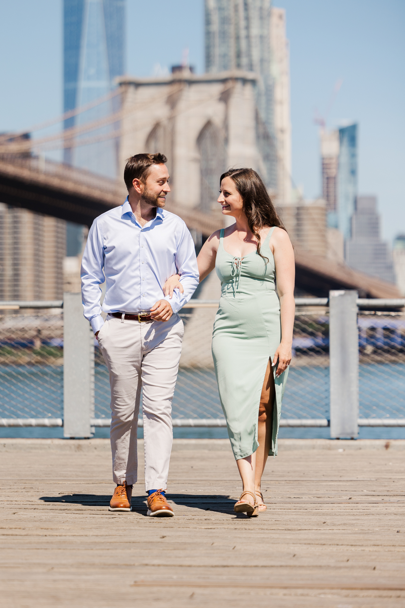 Fun DUMBO Engagement Session in New York