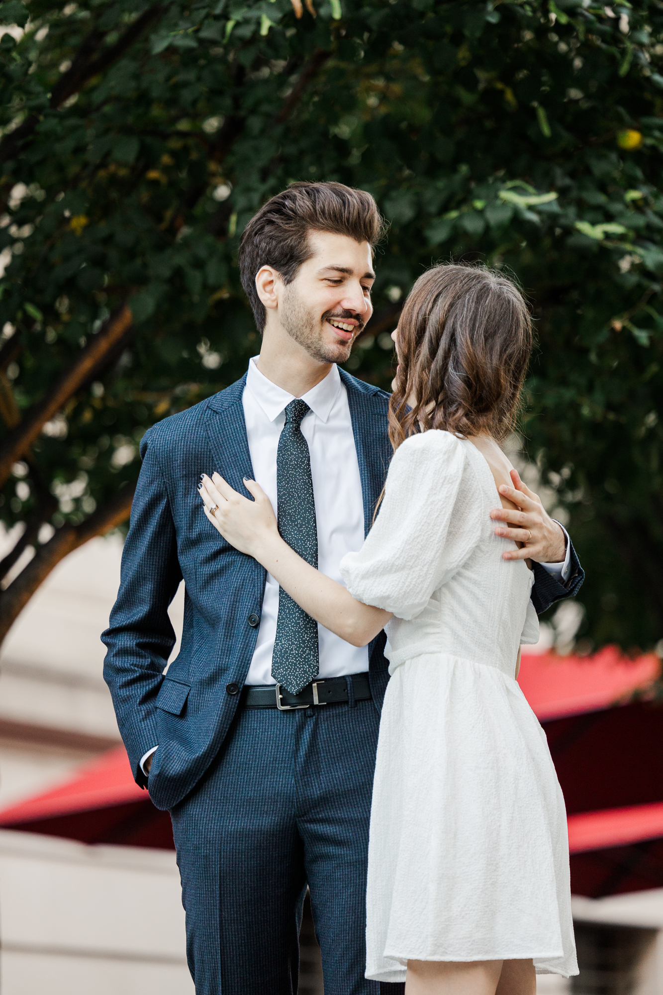Striking Central Park Engagement Photos in NYC