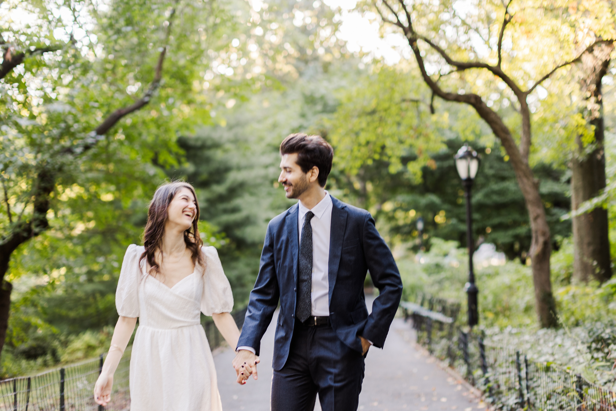 Intimate Central Park Engagement Photos in NYC