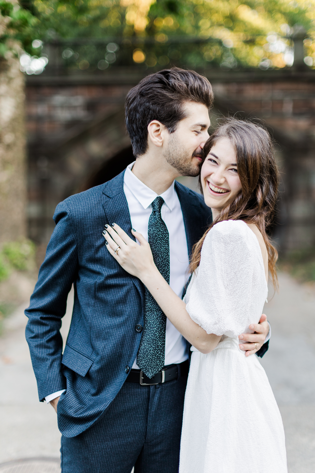 Joyful Central Park Engagement Photos in NYC