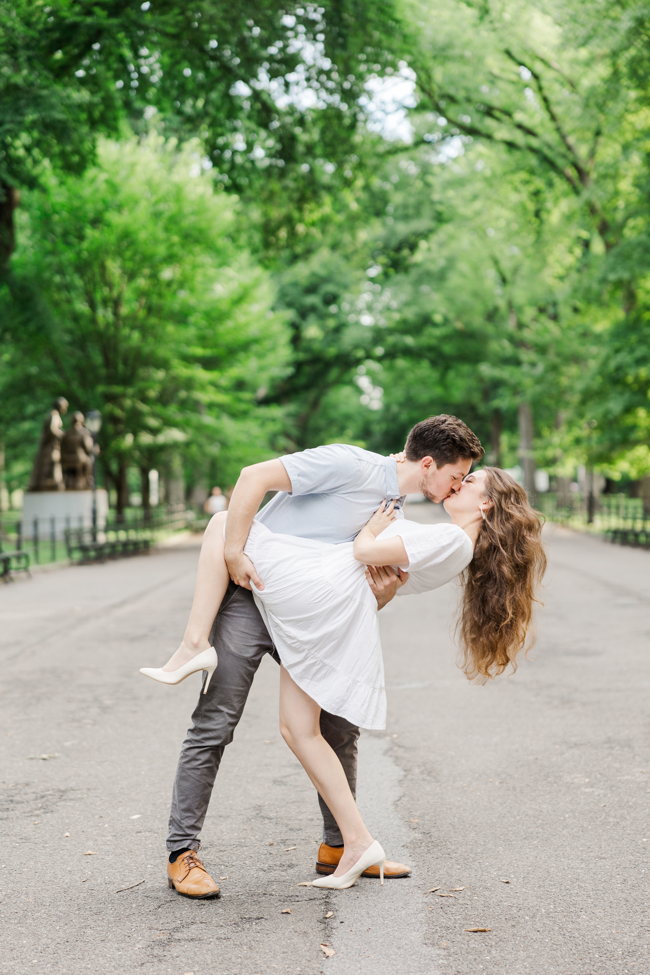Joyous Central Park Engagement Photography