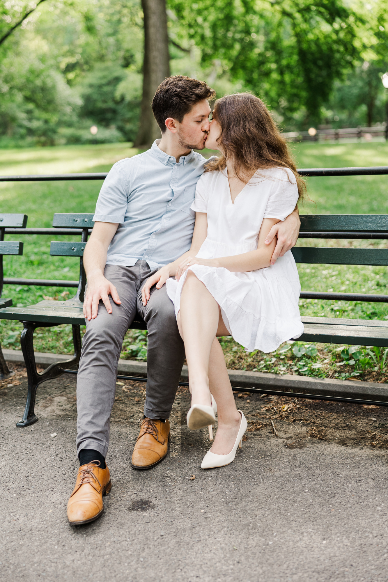 Whimsical Central Park Engagement Photography