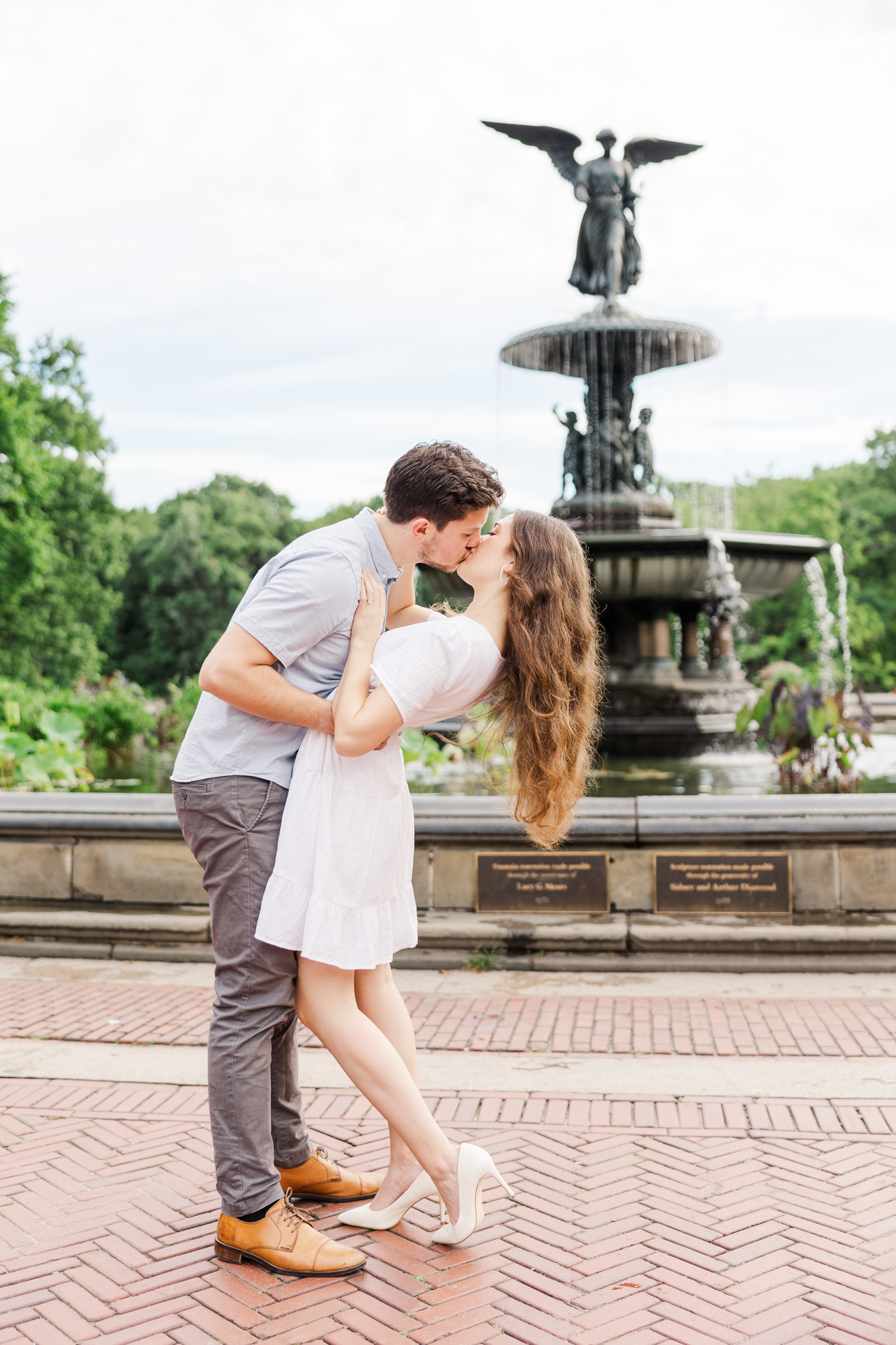 Candid Central Park Engagement Photography