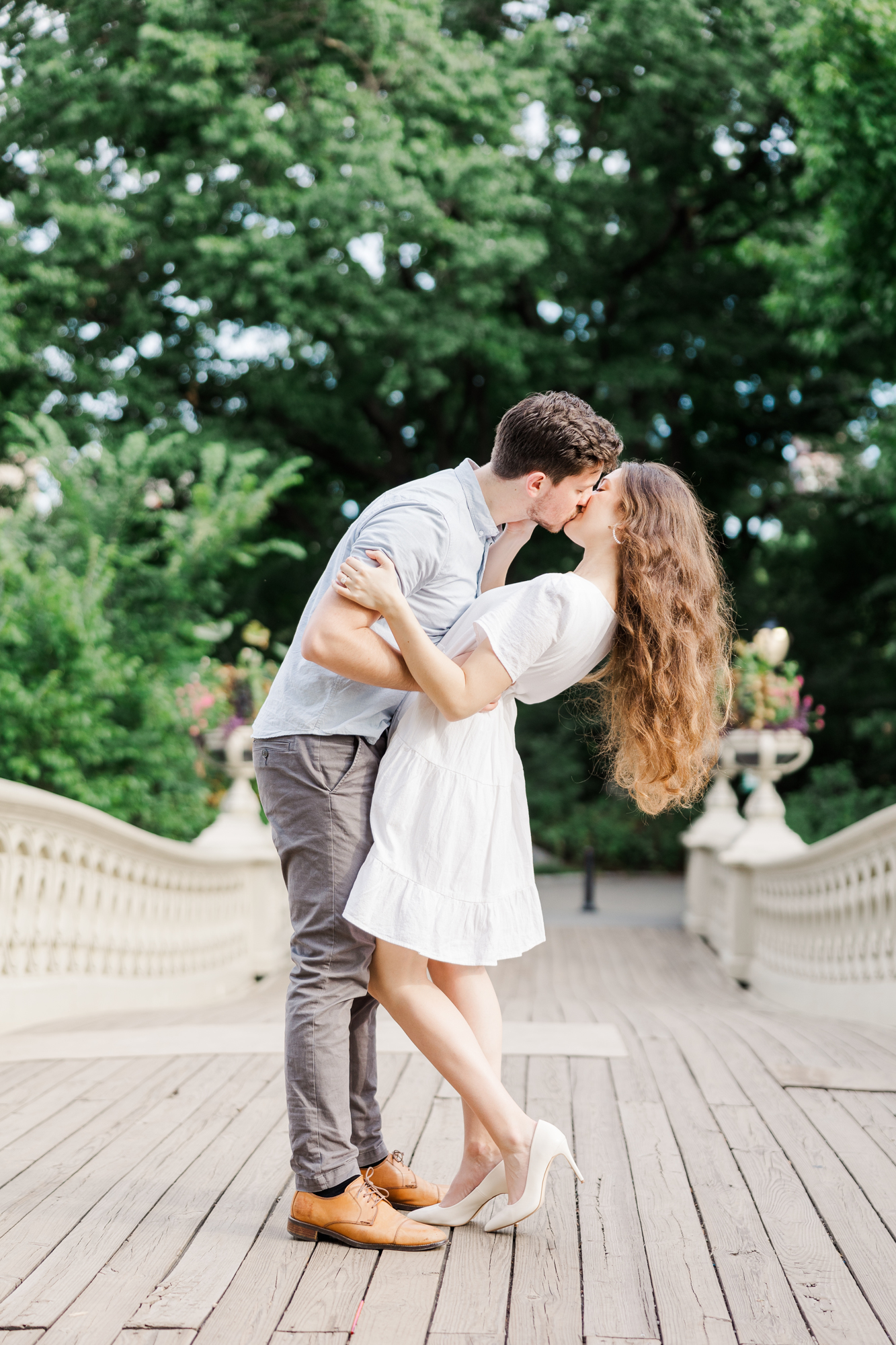 Romantic Central Park Engagement Photography
