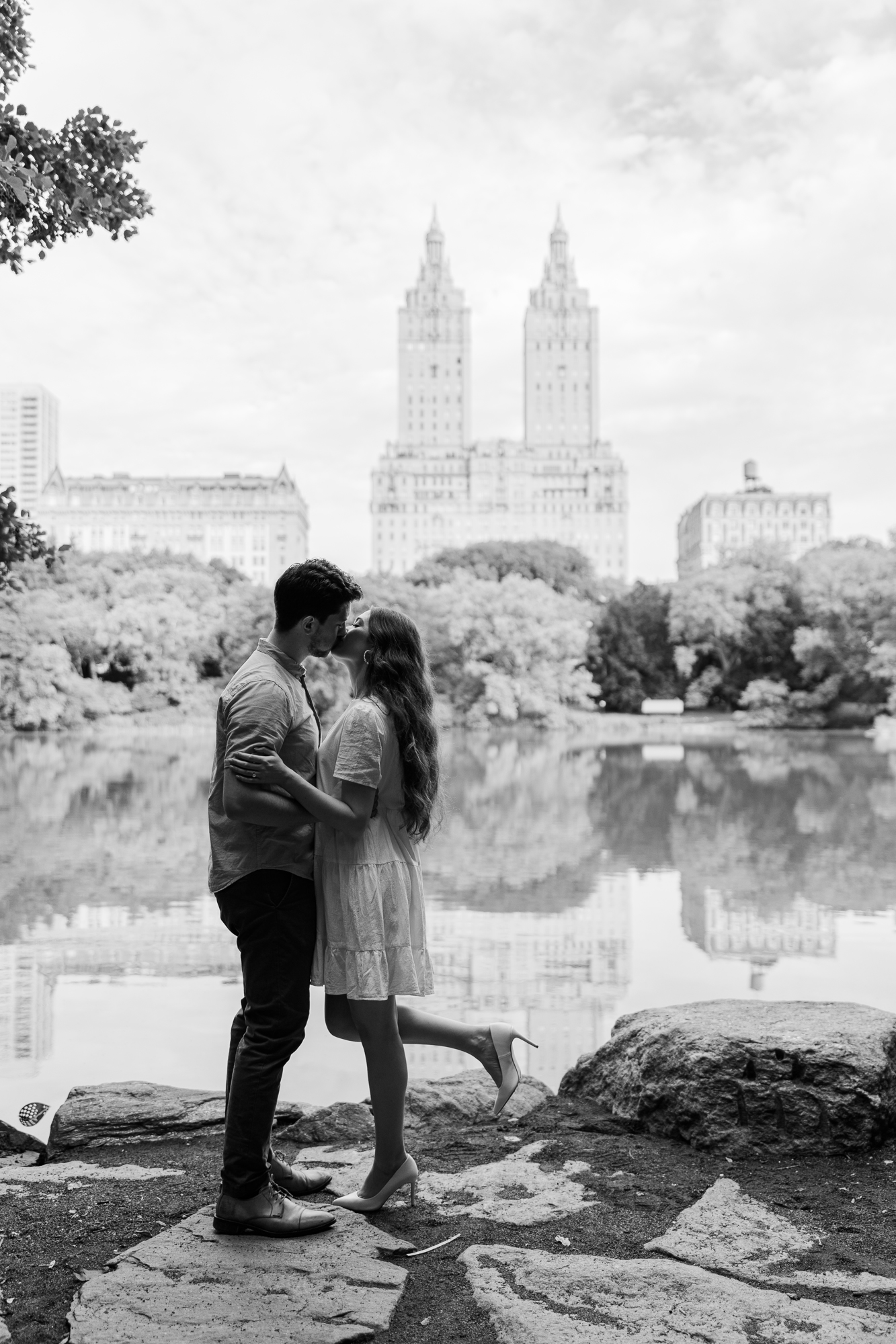 Gorgeous Central Park Engagement Photography