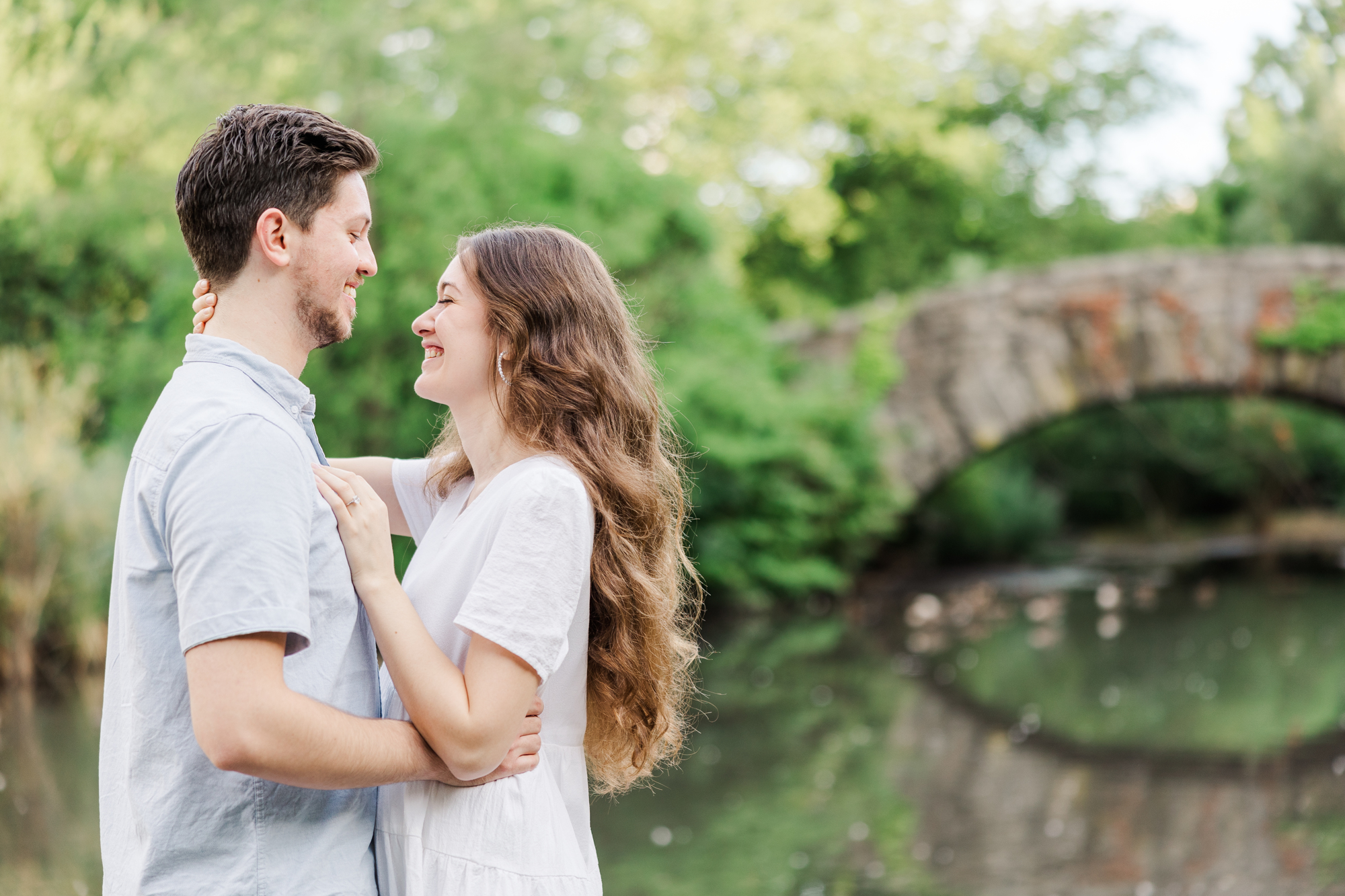 Natural Central Park Engagement Photography