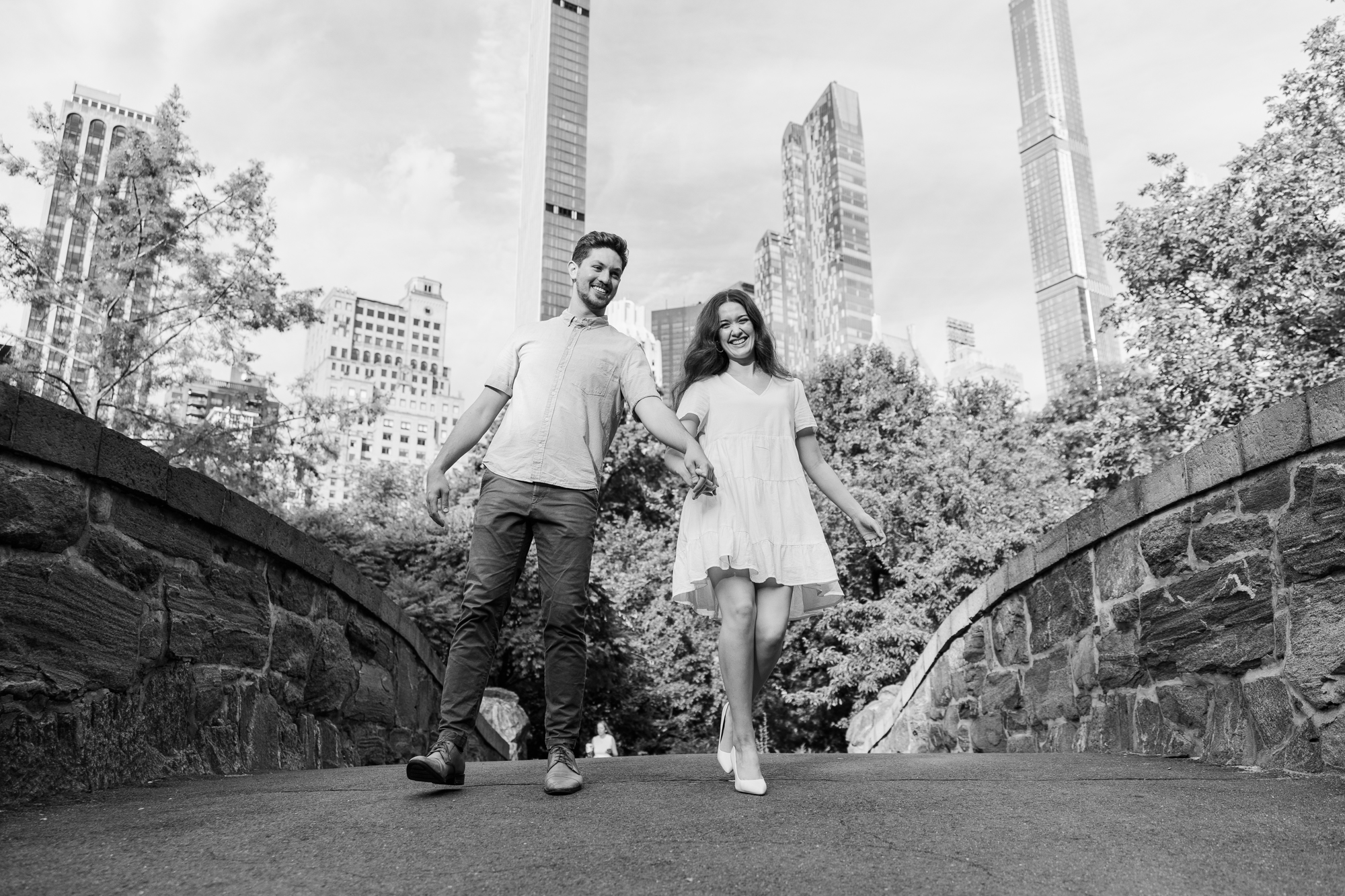 Dazzling Central Park Engagement Photography