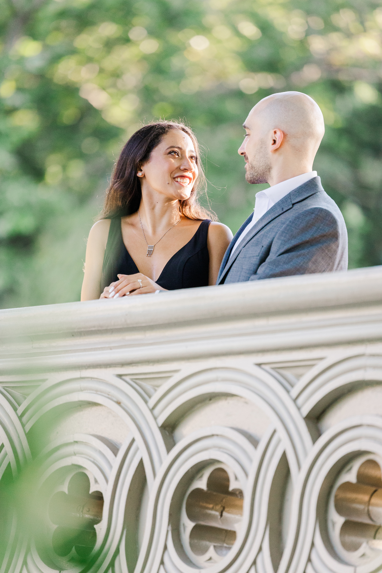Terrific Bethesda Terrace Engagement Photo Shoot