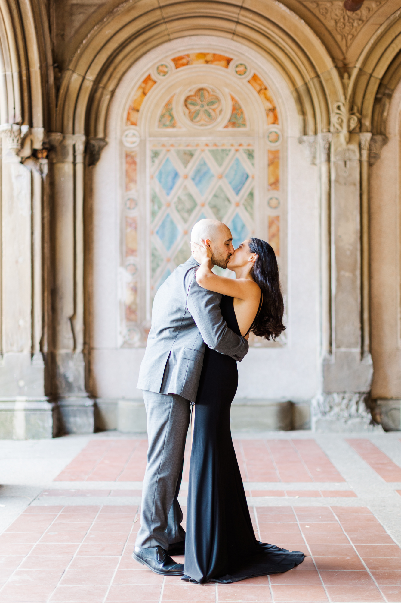 Special Bethesda Terrace Engagement Photo Shoot