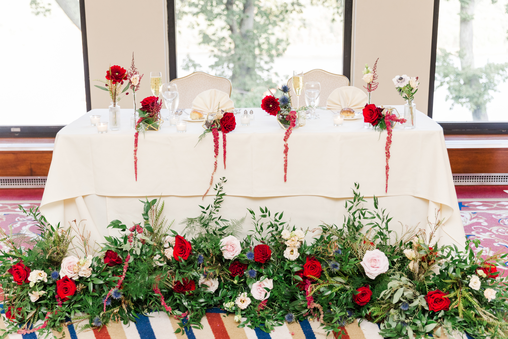 Vibrant Thayer Hotel Wedding in the Summertime