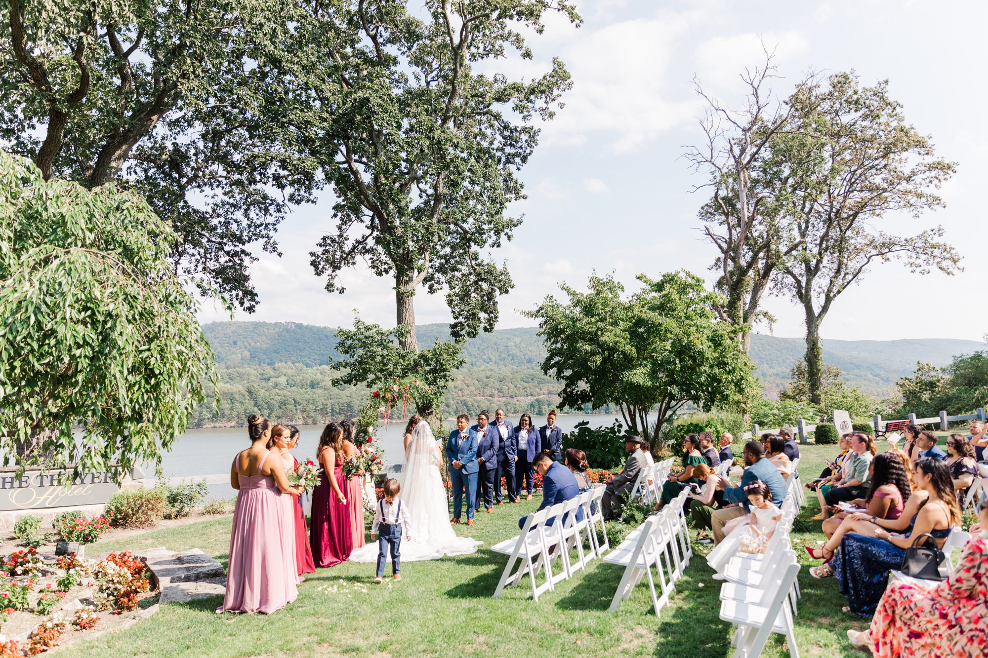 Stunning Thayer Hotel Wedding in Hudson Valley