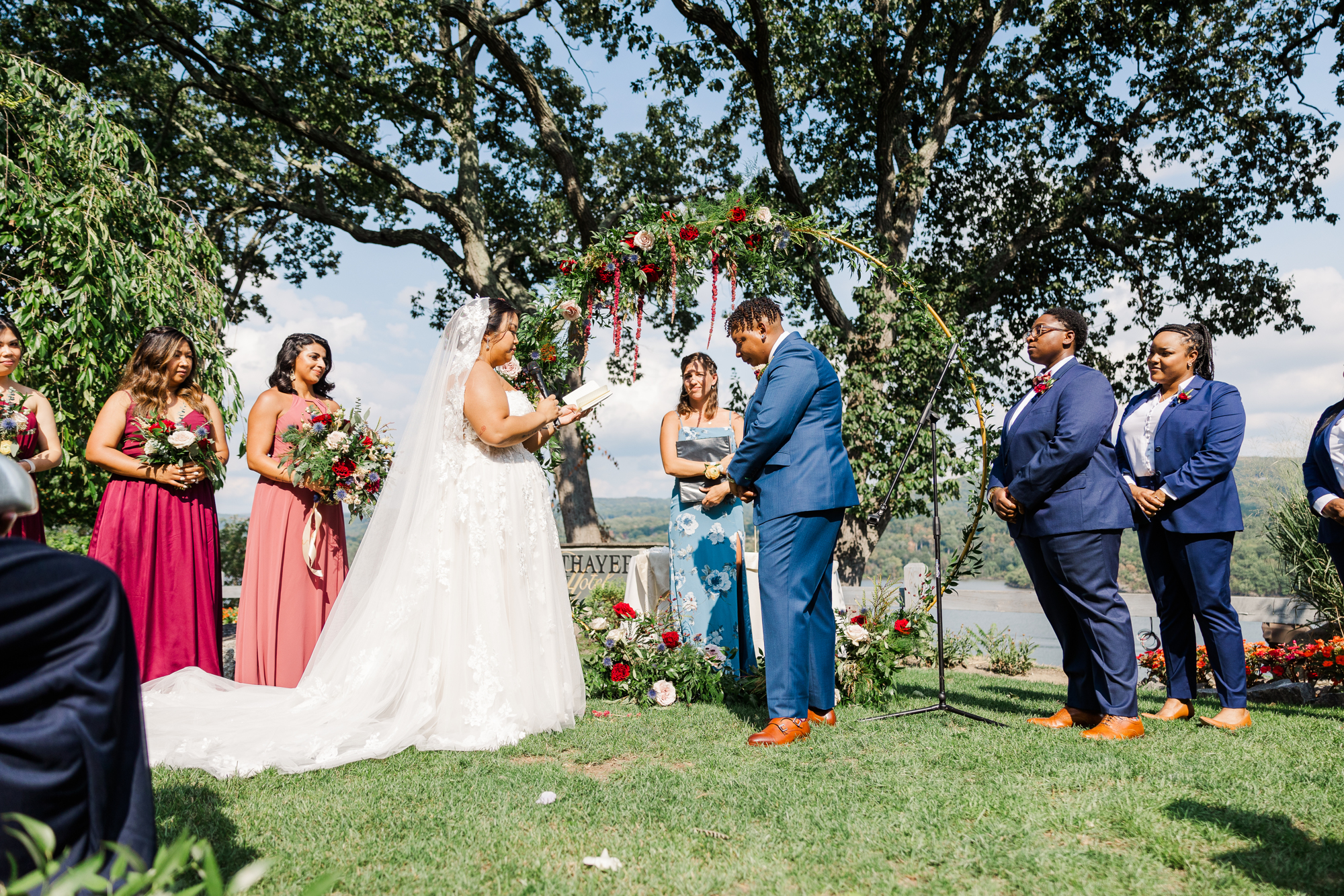 Dazzling Thayer Hotel Wedding in the Summertime