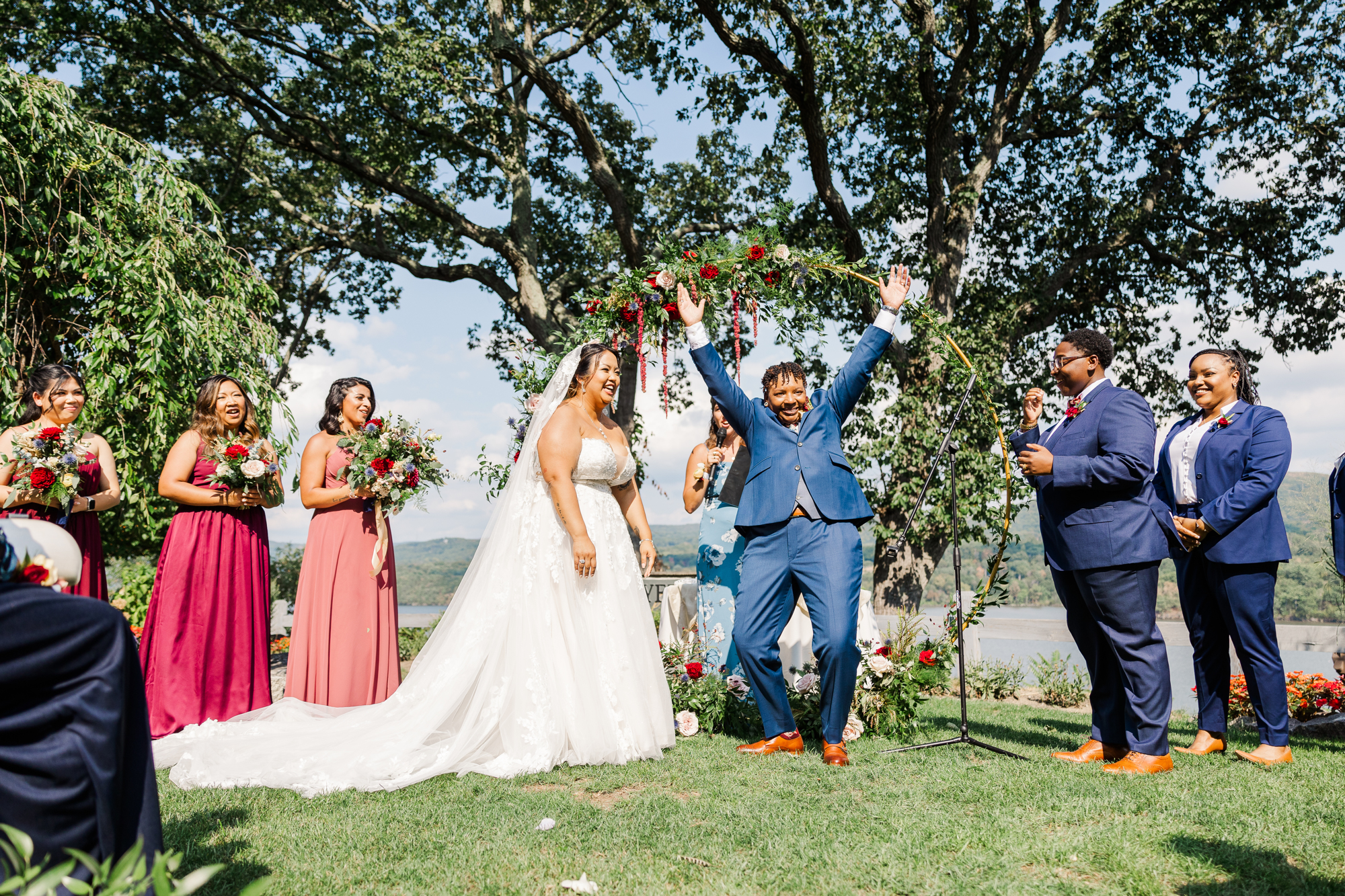 Playful Thayer Hotel Wedding in the Summertime