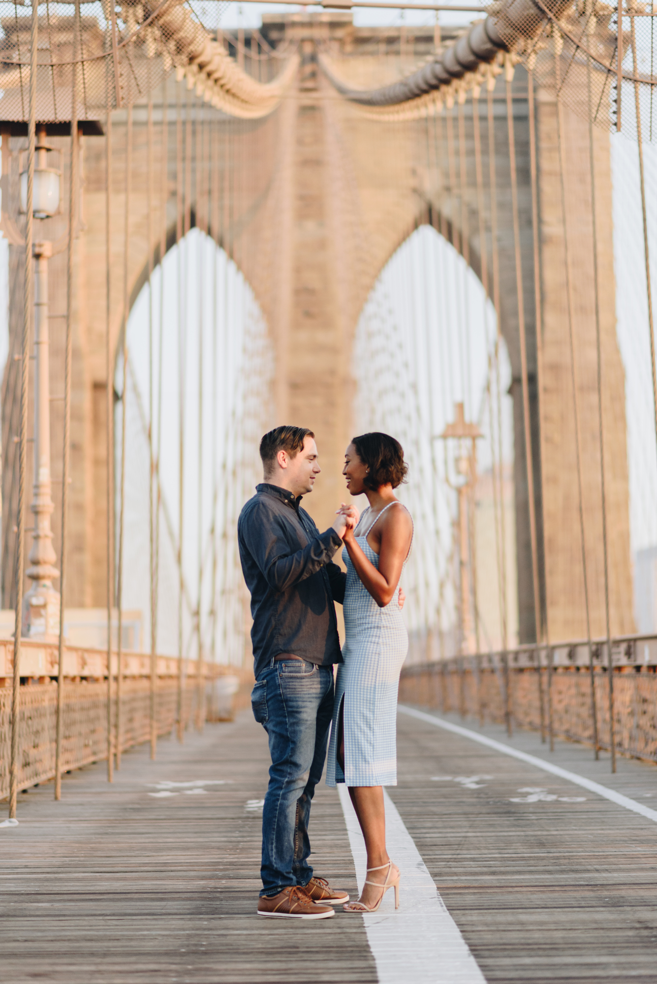 Gorgeous Brooklyn Bridge Engagement Photography