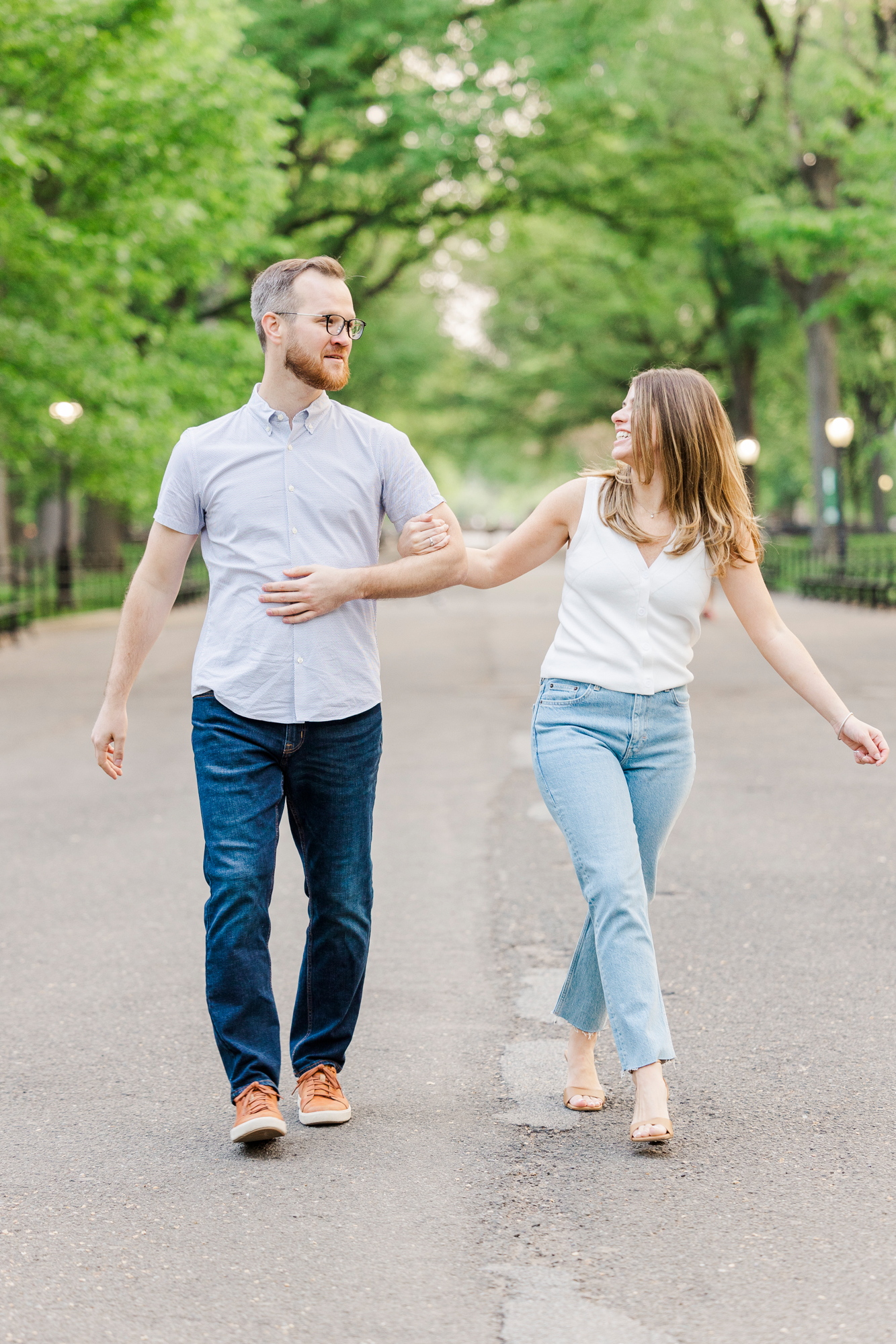 Awesome Central Park Engagement Shoot