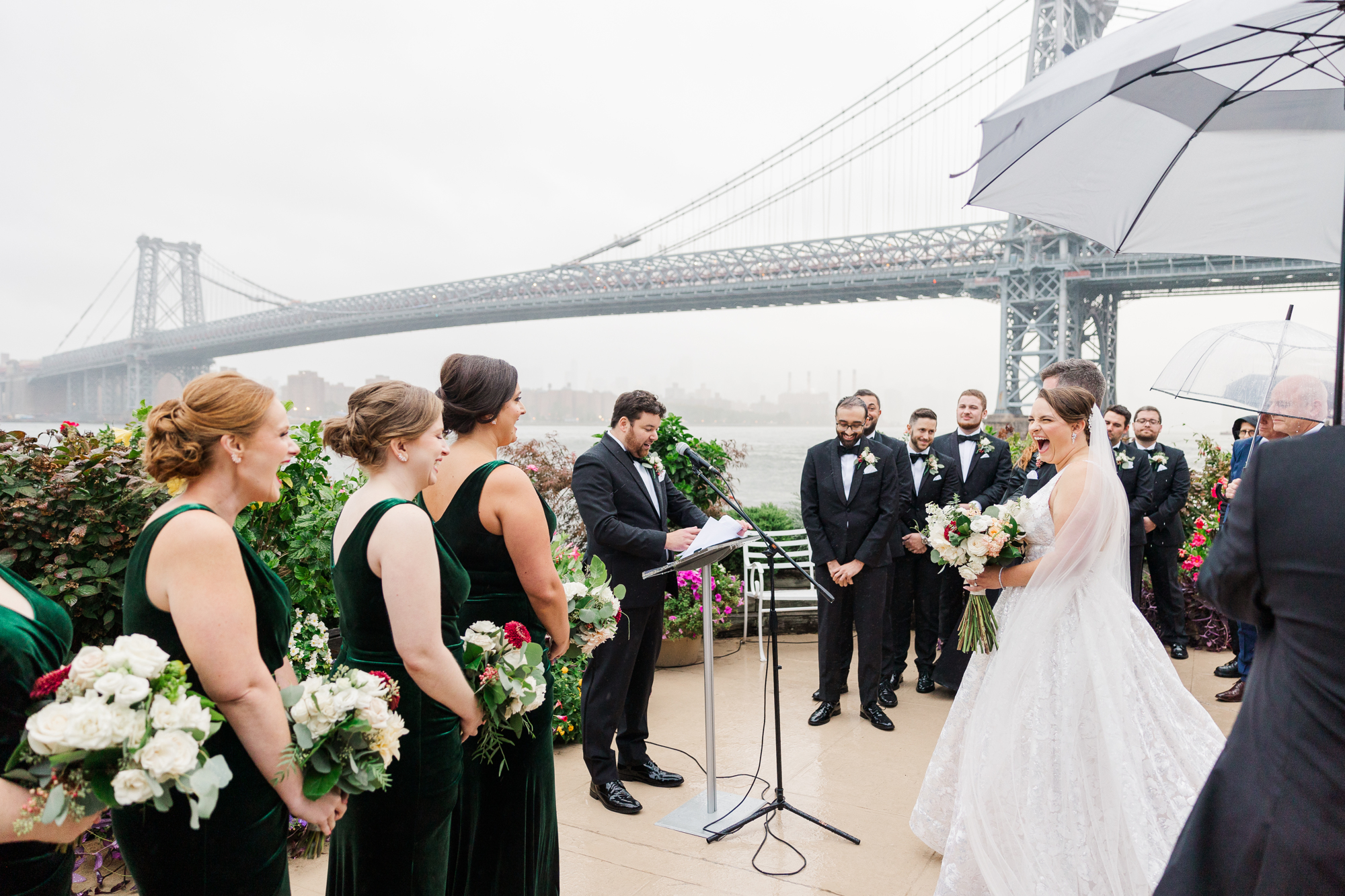 Lovely Giando On The Water Wedding in Brooklyn