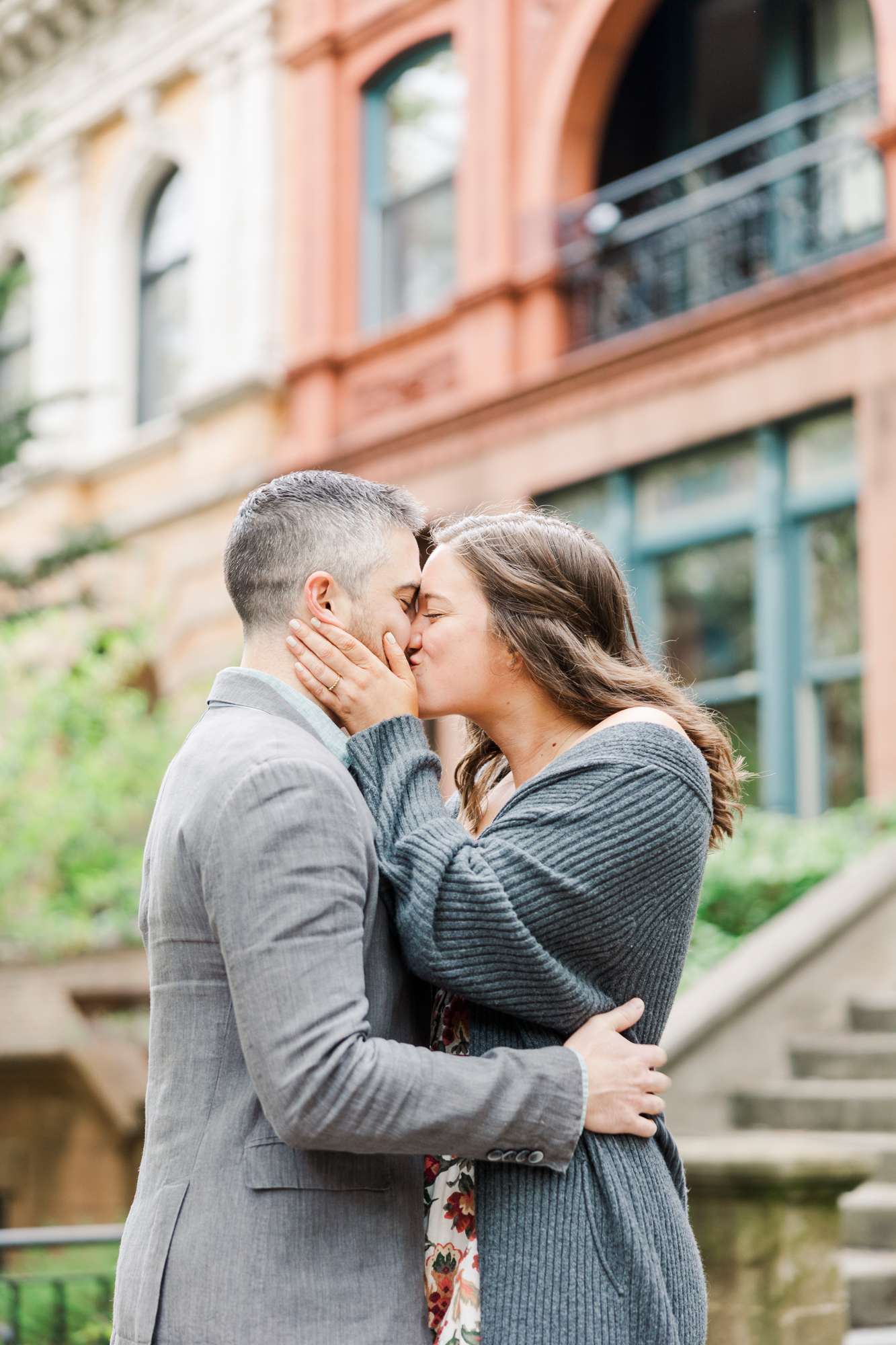 Gorgeous and Sweet Prospect Park Engagement Pictures