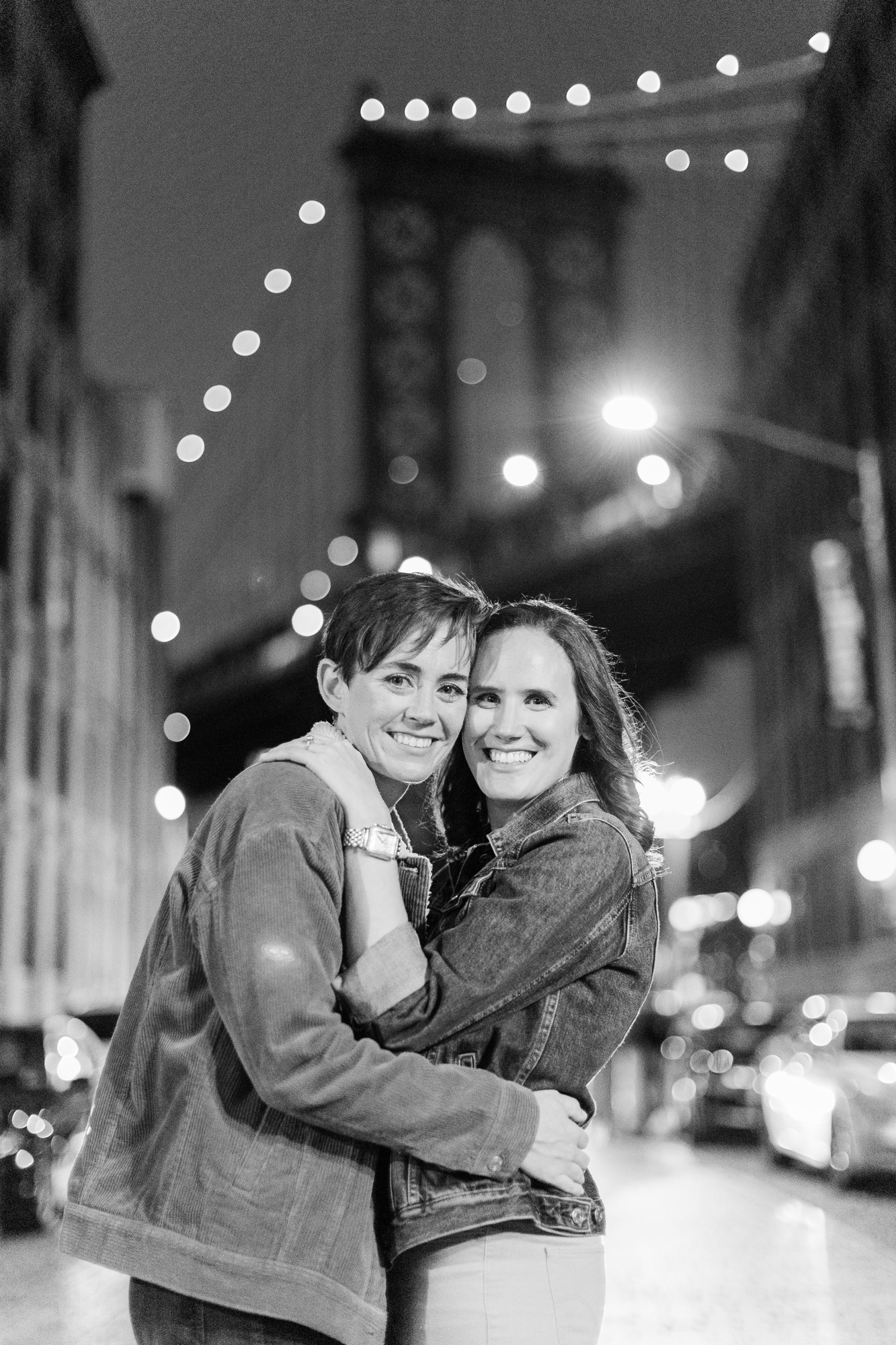 Playful DUMBO Engagement Photo Shoot in NYC
